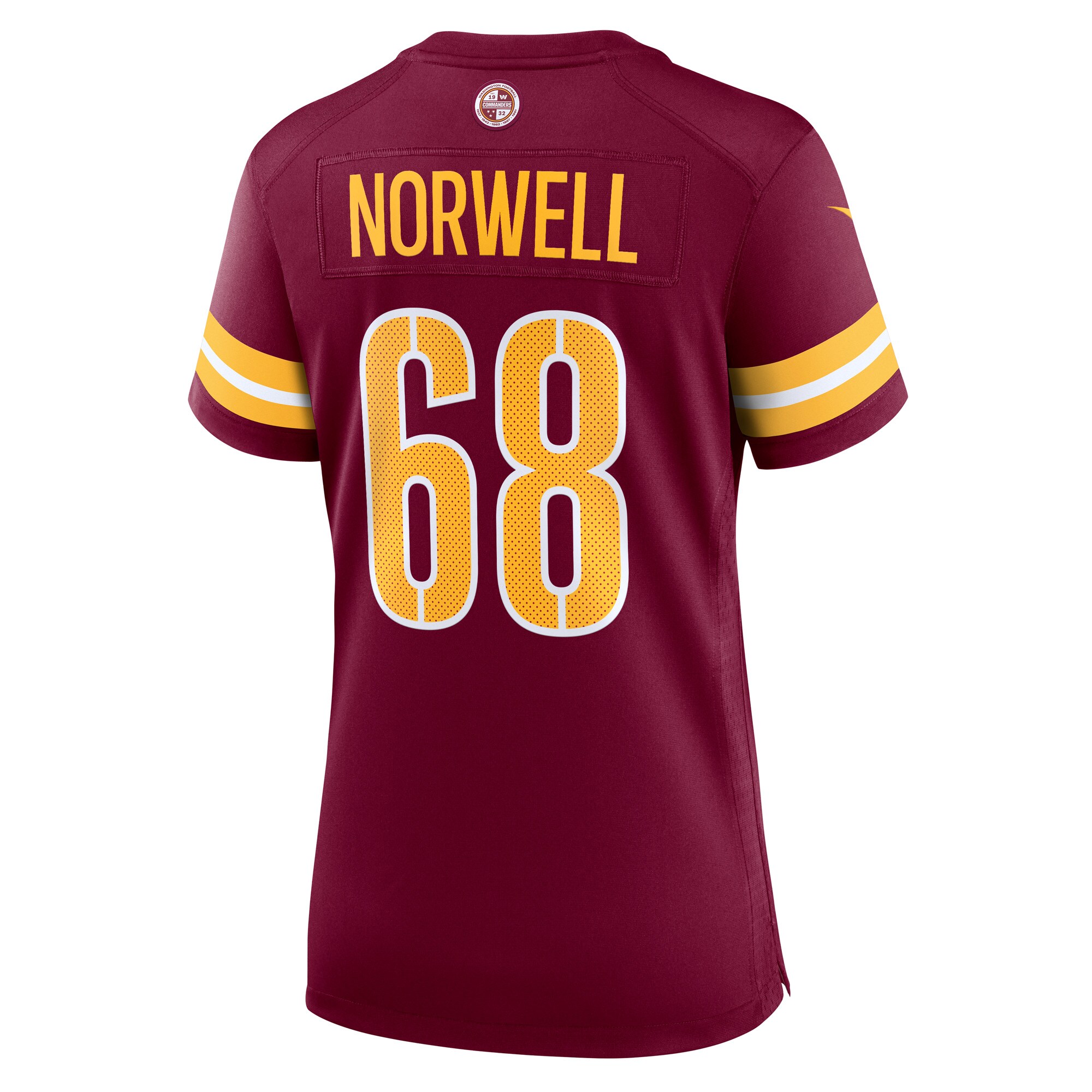 Andrew Norwell Washington Commanders Nike Women's Player Game Jersey - Burgundy - vstockx