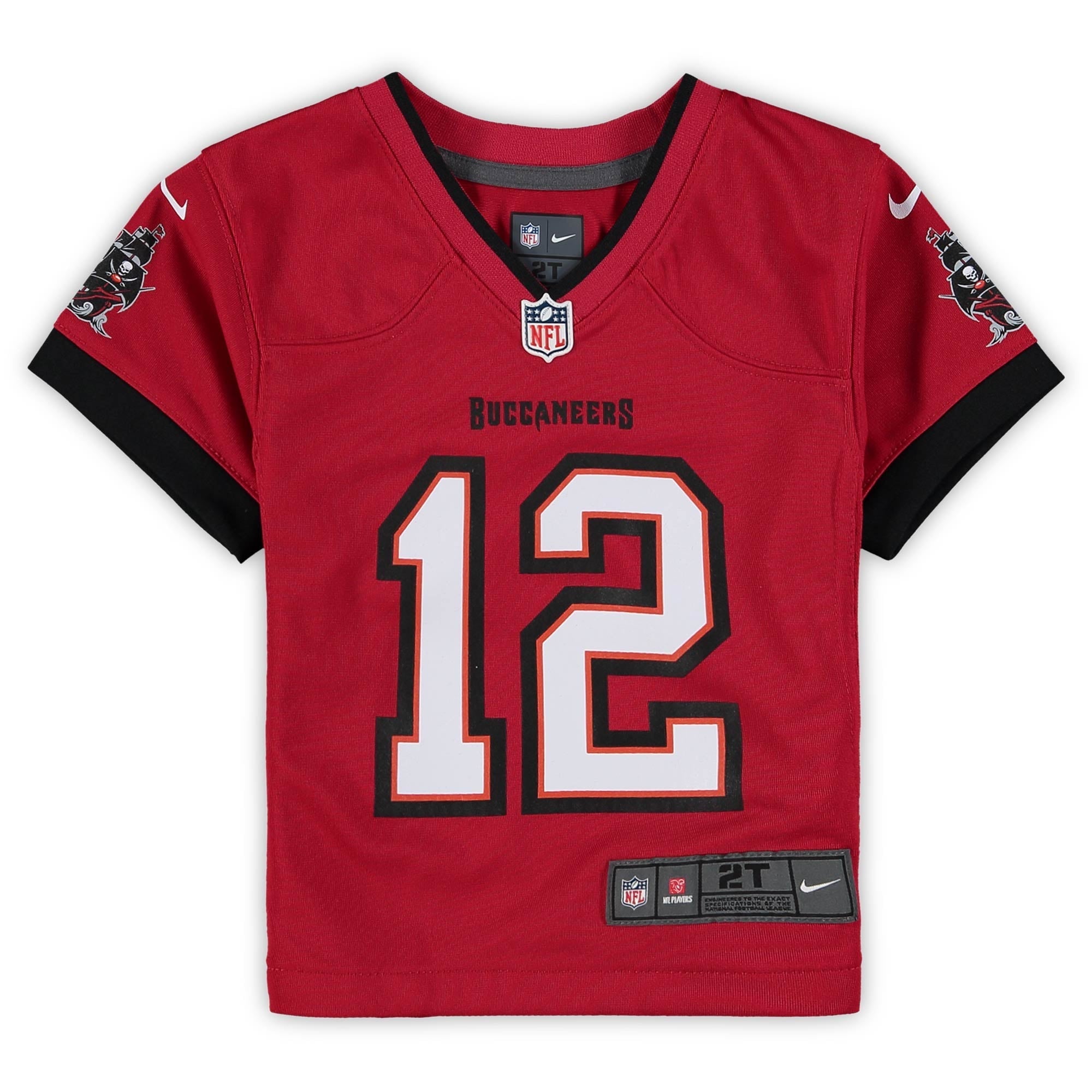 Preschool Nike Tom Brady Red Tampa Bay Buccaneers Game Jersey - vstockx