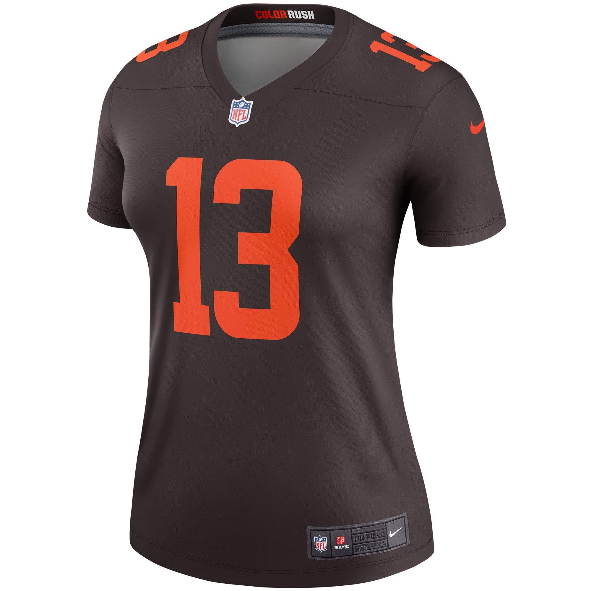 Women's Nike Odell Beckham Jr. Brown Cleveland Browns Alternate Legend Jersey - vstockx
