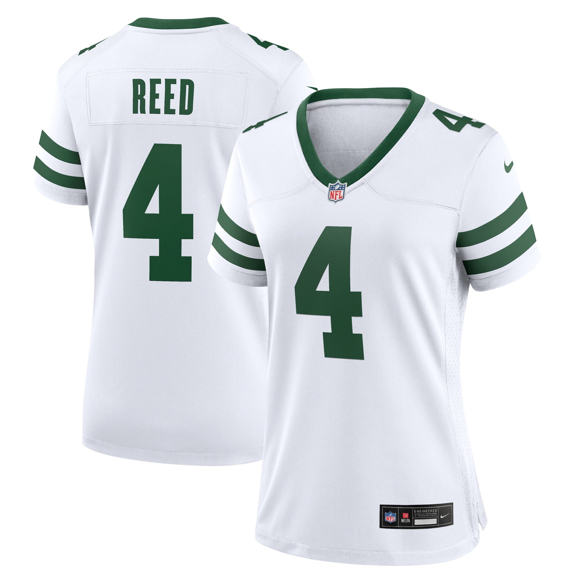 Women's Nike D.J. Reed White New York Jets Legacy Player Game Jersey - vstockx