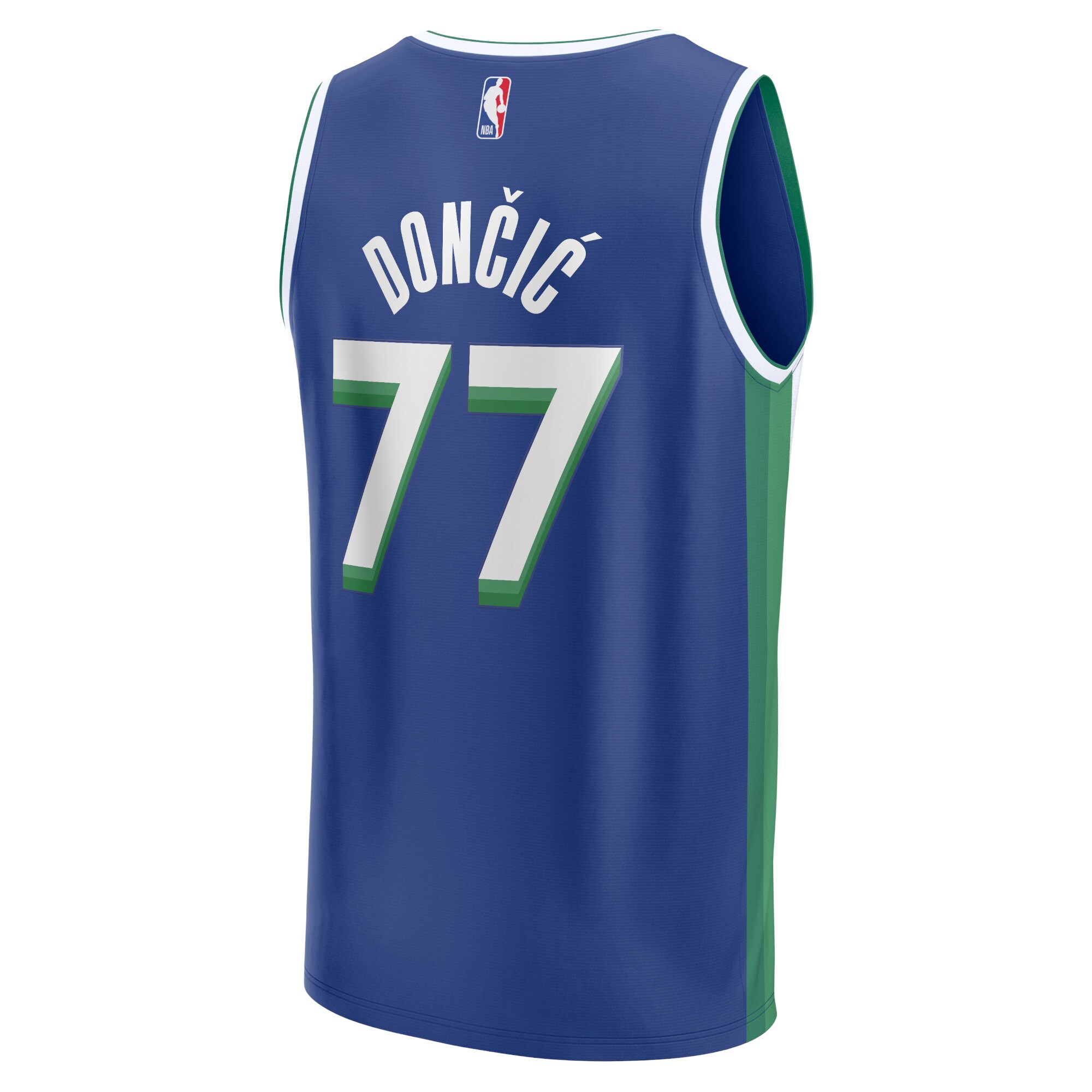 Luka Doncic Dallas Mavericks Fanatics Branded 2022/23 Fastbreak Jersey - City Edition - Blue - vstockx