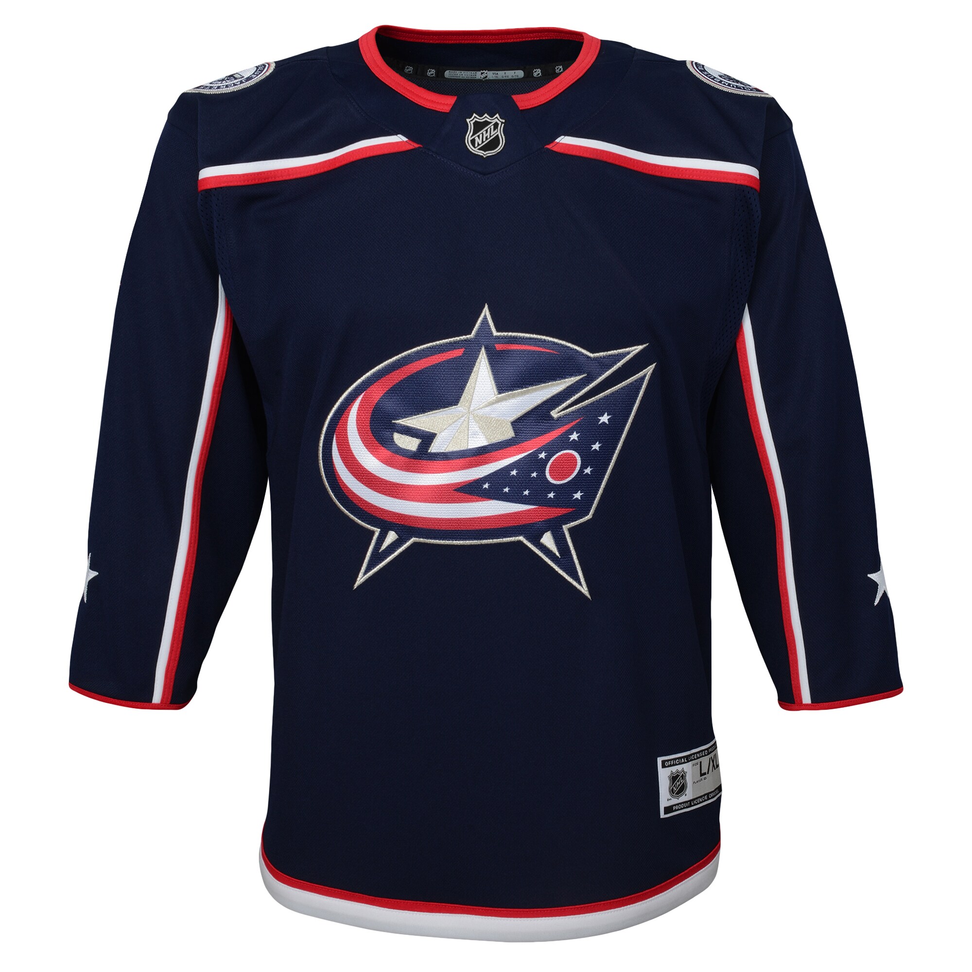 Columbus Blue Jackets Youth Home Premier Jersey - Navy - vstockx