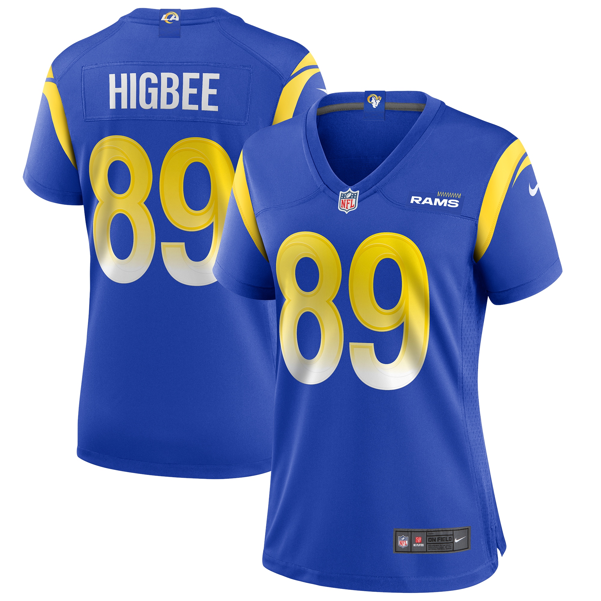 Tyler Higbee Los Angeles Rams Nike Women's Game Player Jersey - Royal - vstockx