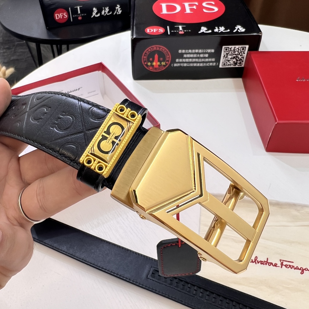 Streetwear Belt Ferragamo 320147 size:3.5cm - vstockx