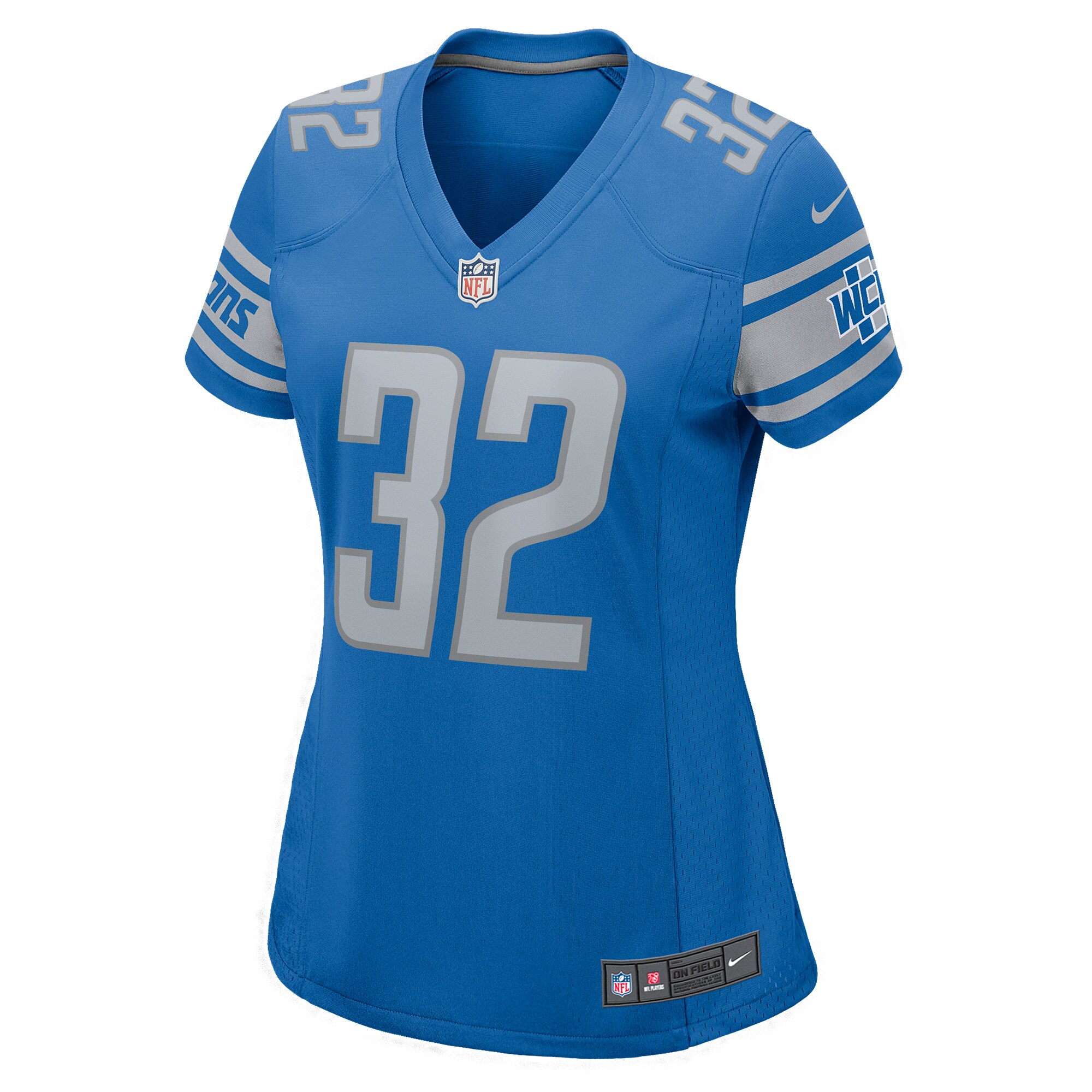 D'Andre Swift Detroit Lions Nike Women's Team Game Jersey - Blue - vstockx
