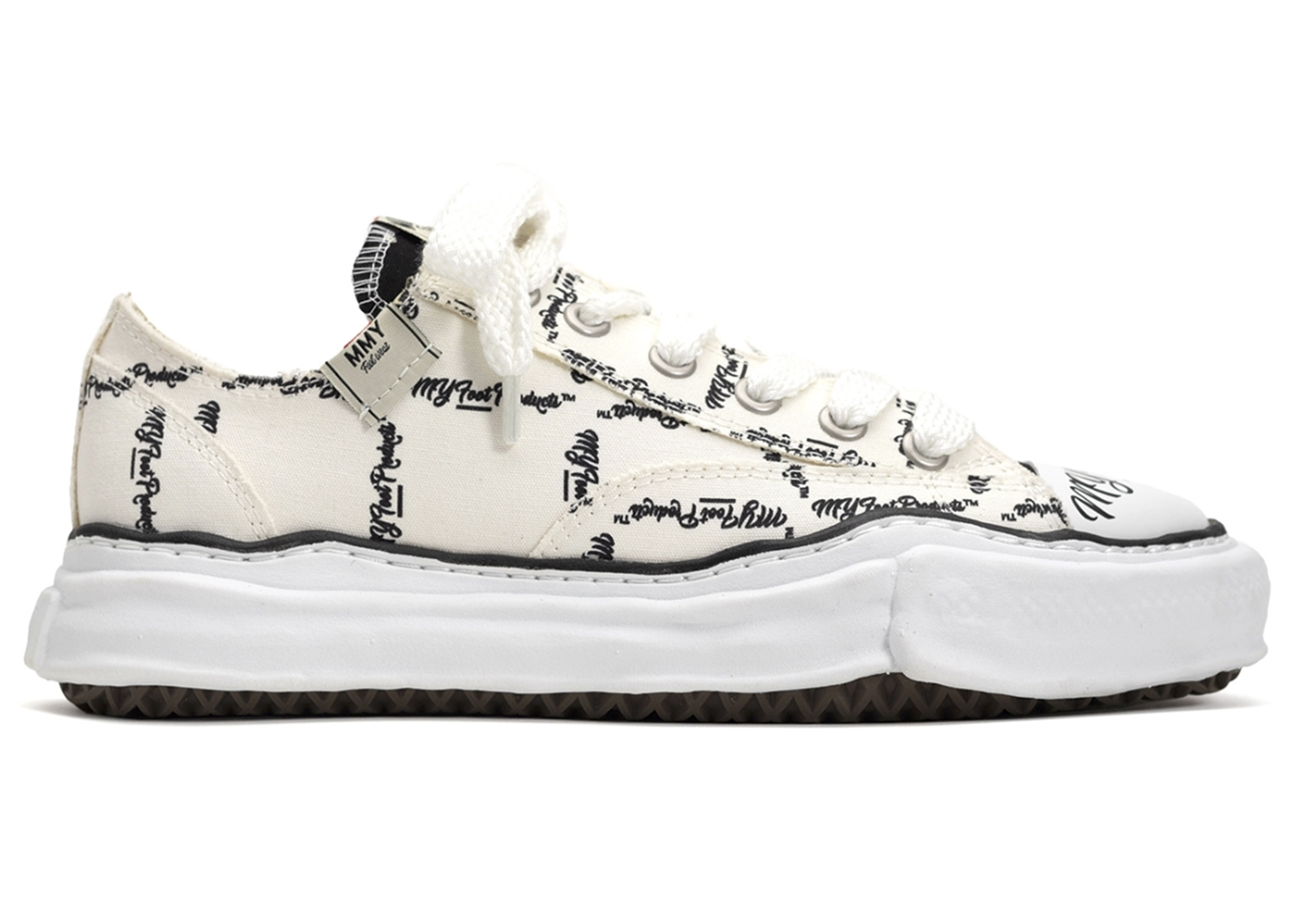 Maison Mihara Yasuhiro Peterson OG Sole Printed Low White - vstockx
