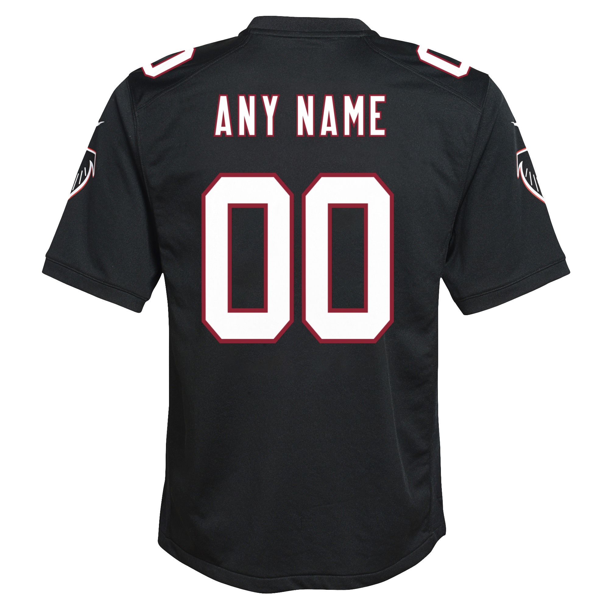 Atlanta Falcons Nike Youth Throwback Custom Game Jersey - Black - vstockx