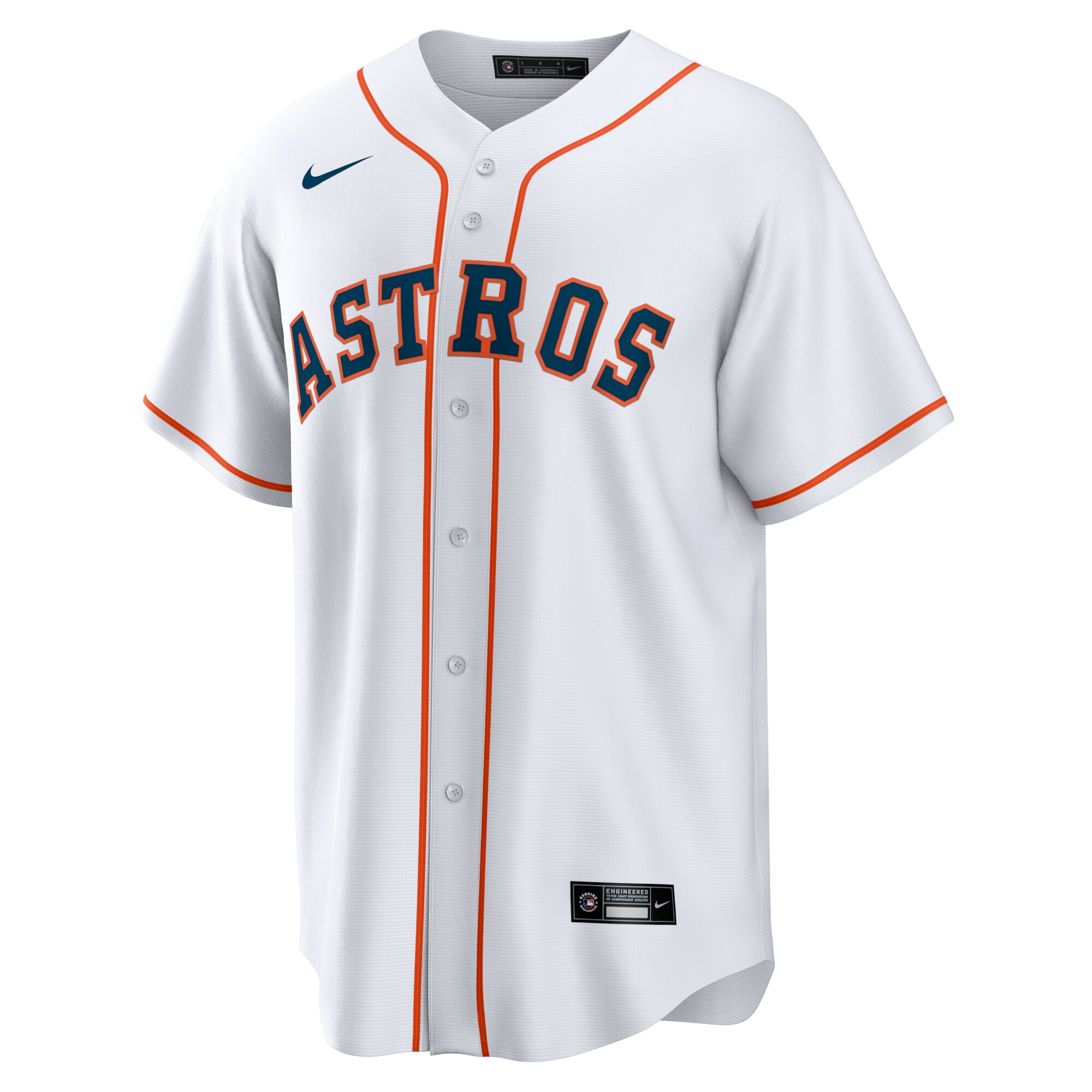 Houston Astros Nike Home Replica Team Jersey - White - vstockx