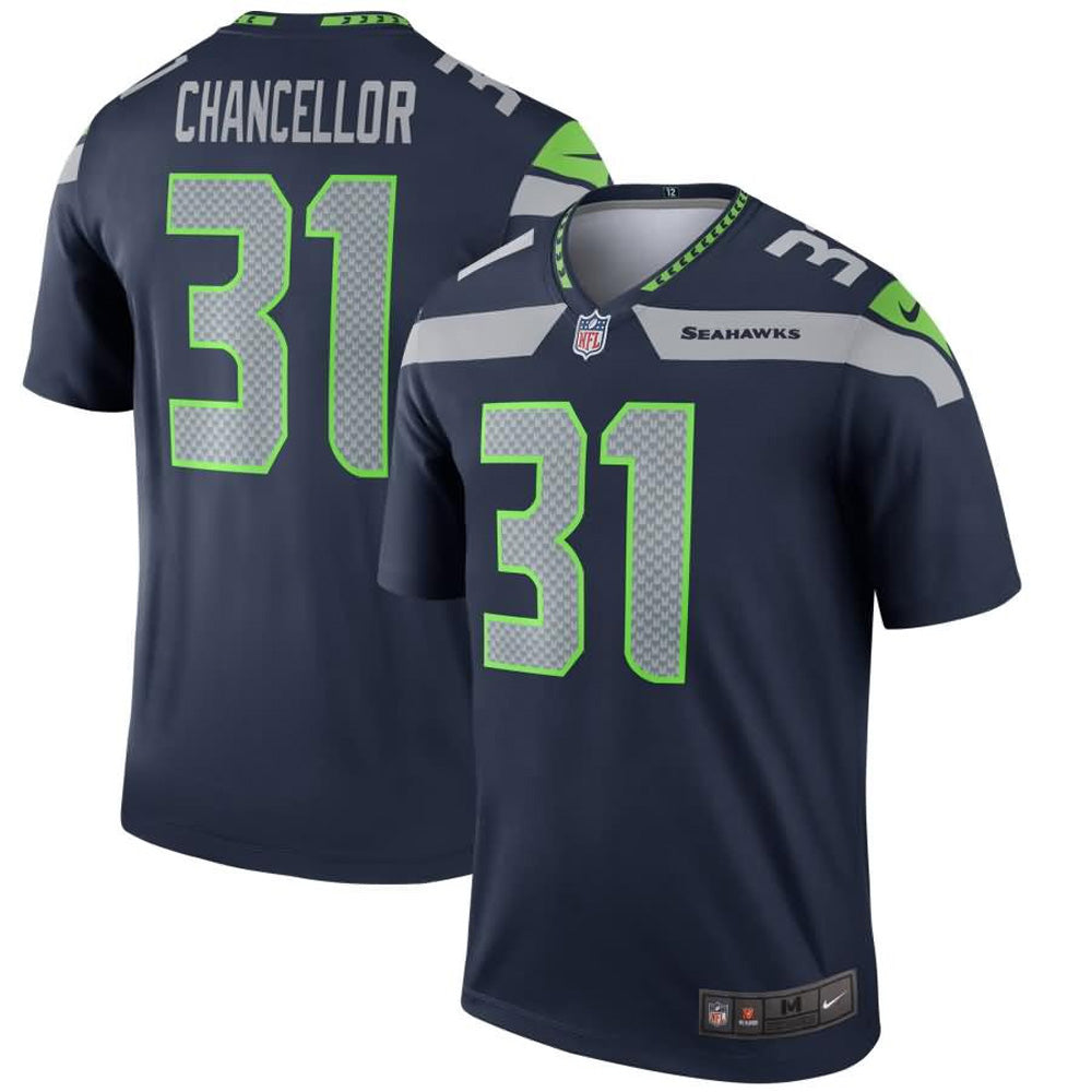 Men's Seattle Seahawks Kam Chancellor Legend Jersey - Navy - vstockx