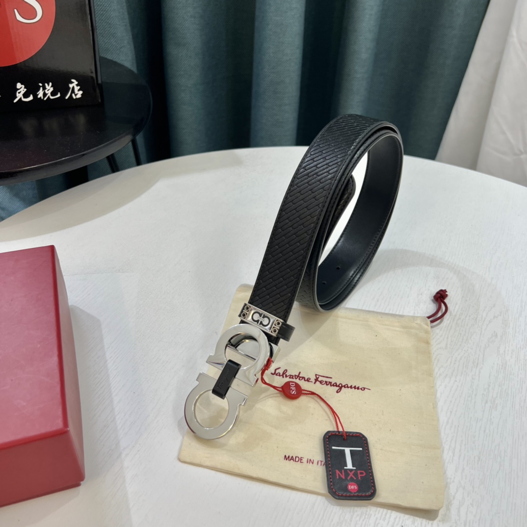 Streetwear Belt Ferragamo 319633 size:3.5cm - vstockx