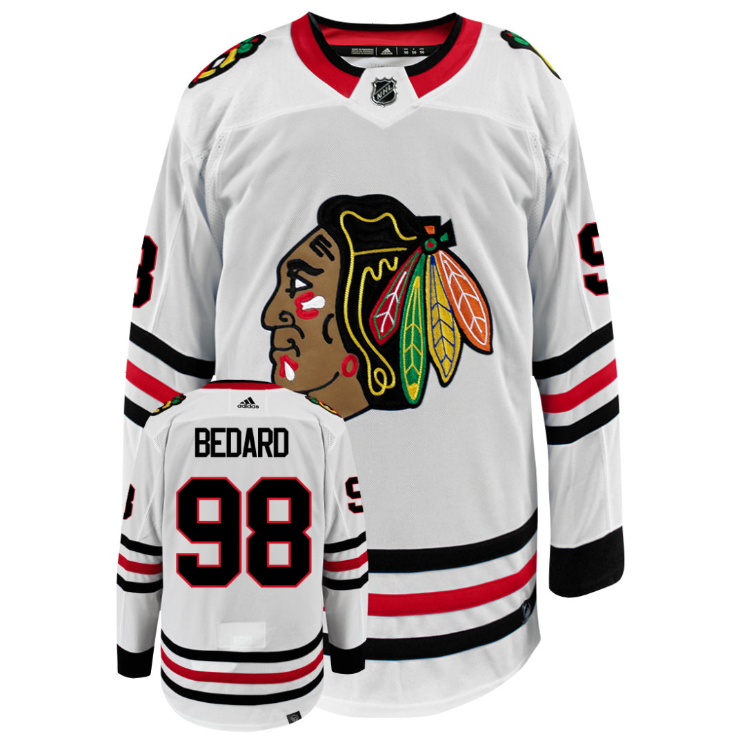 Connor Bedard Chicago Blackhawks Adidas Primegreen Authentic NHL Hockey Jersey - vstockx