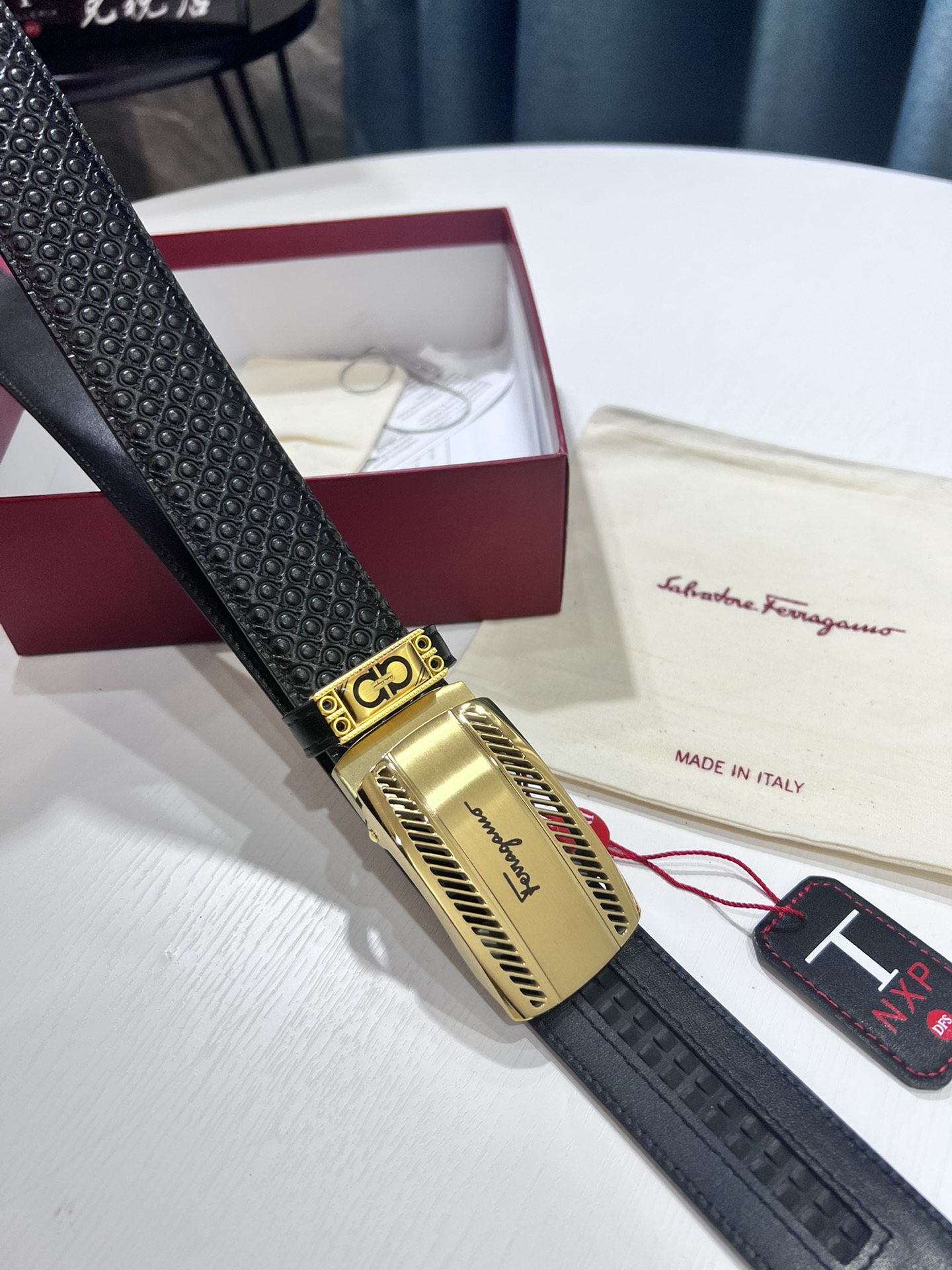 Streetwear Belt Ferragamo 319650 size:3.5cm - vstockx