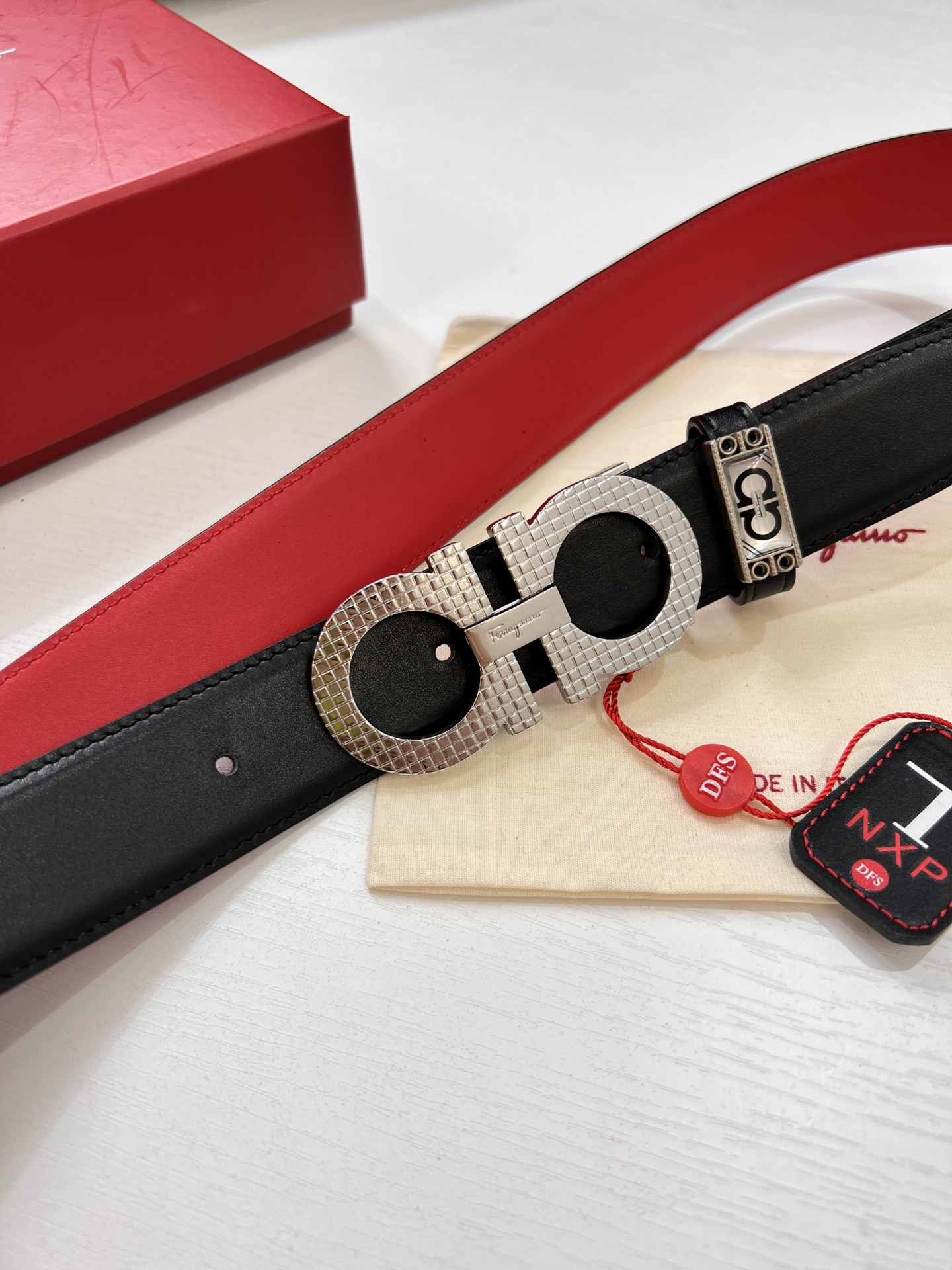 Streetwear Belt Ferragamo 320045 size:3.5cm - vstockx