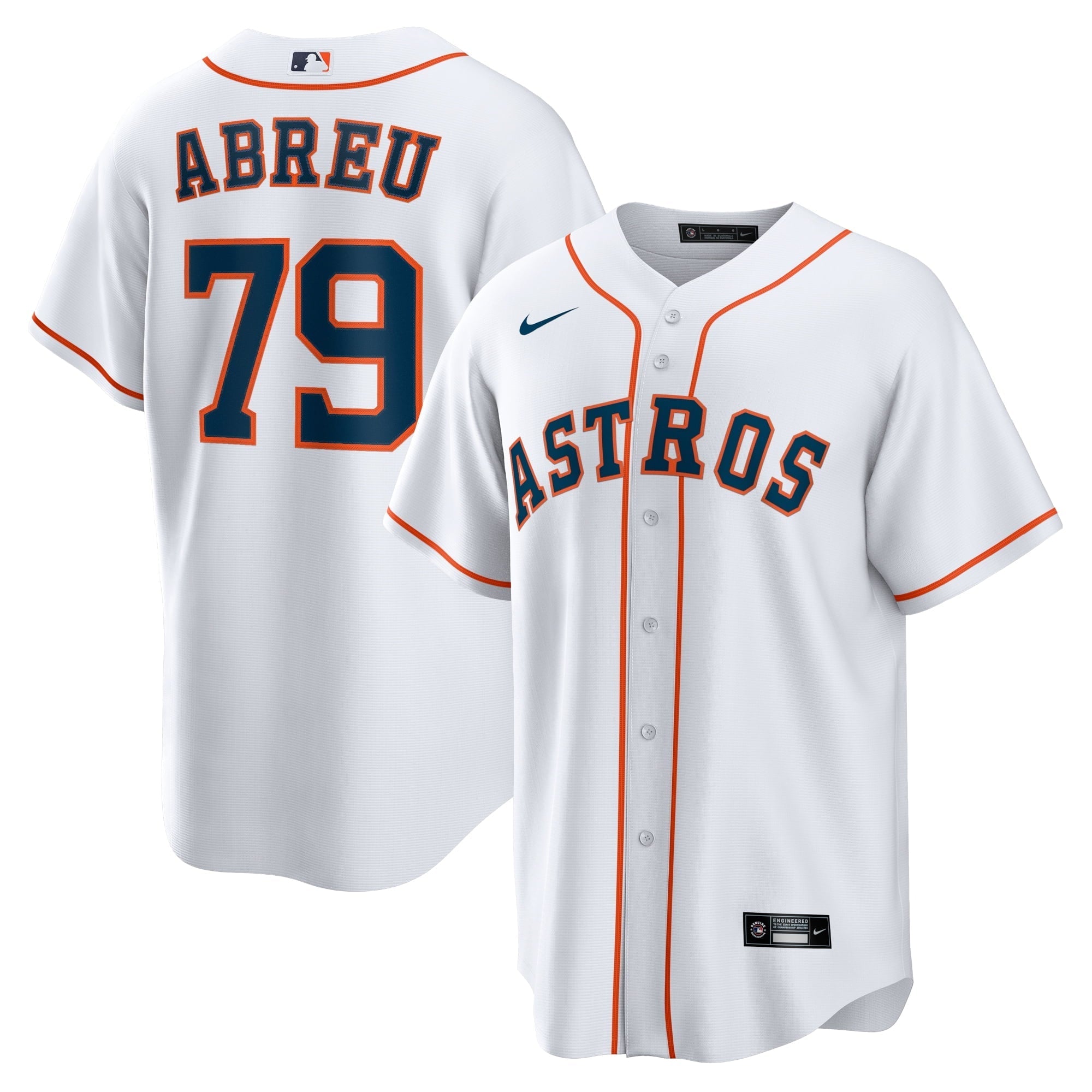 Men's Nike Jose Abreu White Houston Astros Home Replica Player Jersey - vstockx