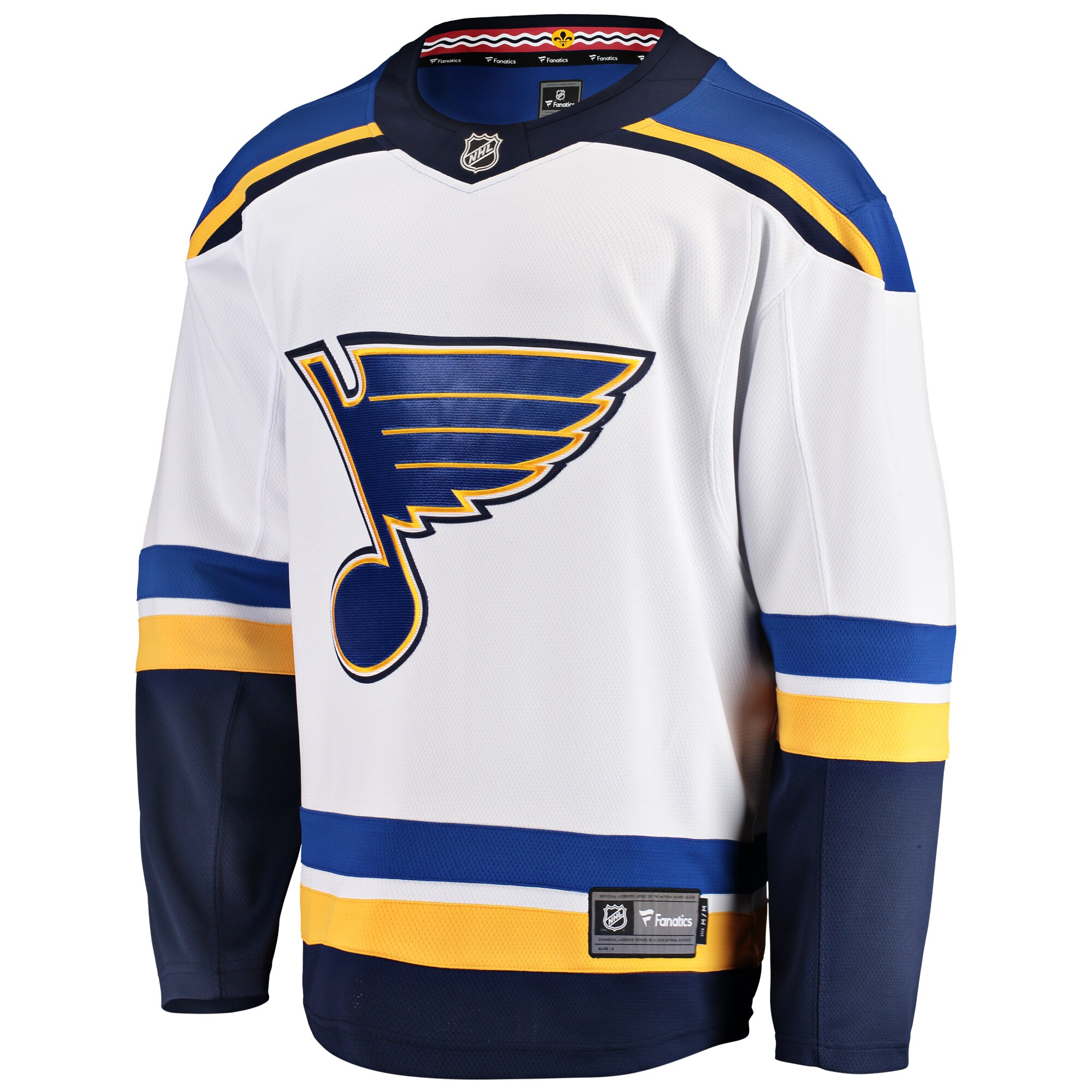 St. Louis Blues Fanatics Branded Breakaway Away Jersey - White - vstockx