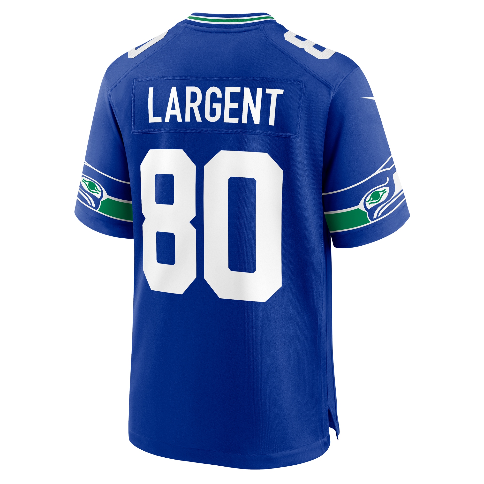 Steve Largent Seattle Seahawks Nike Throwback Retired Player Game Jersey - Royal - vstockx