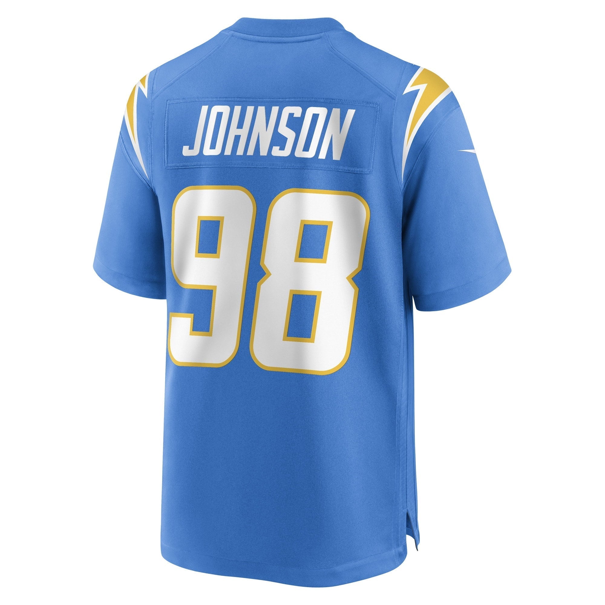 Men's Nike Austin Johnson Powder Blue Los Angeles Chargers Game Player Jersey - vstockx