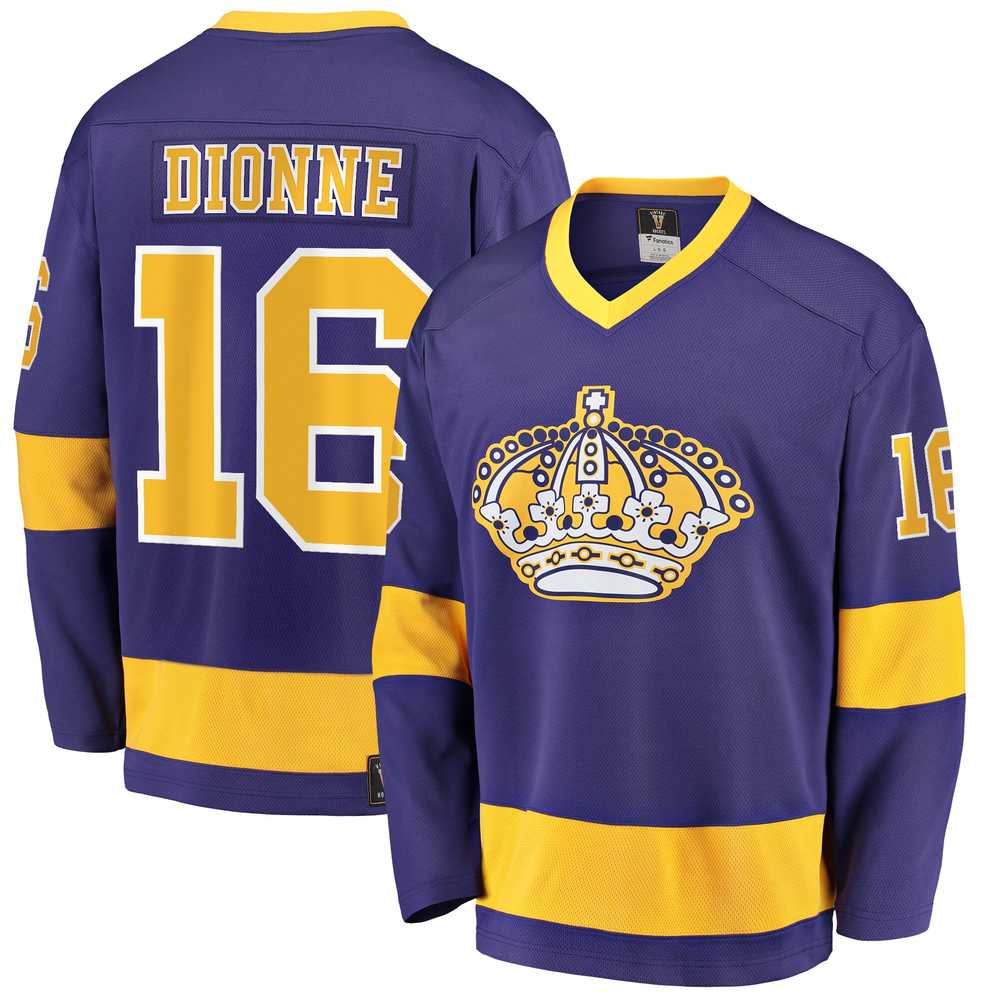 Marcel Dionne Los Angeles Kings Fanatics Branded Premier Breakaway Retired Player Jersey - Purple - vstockx