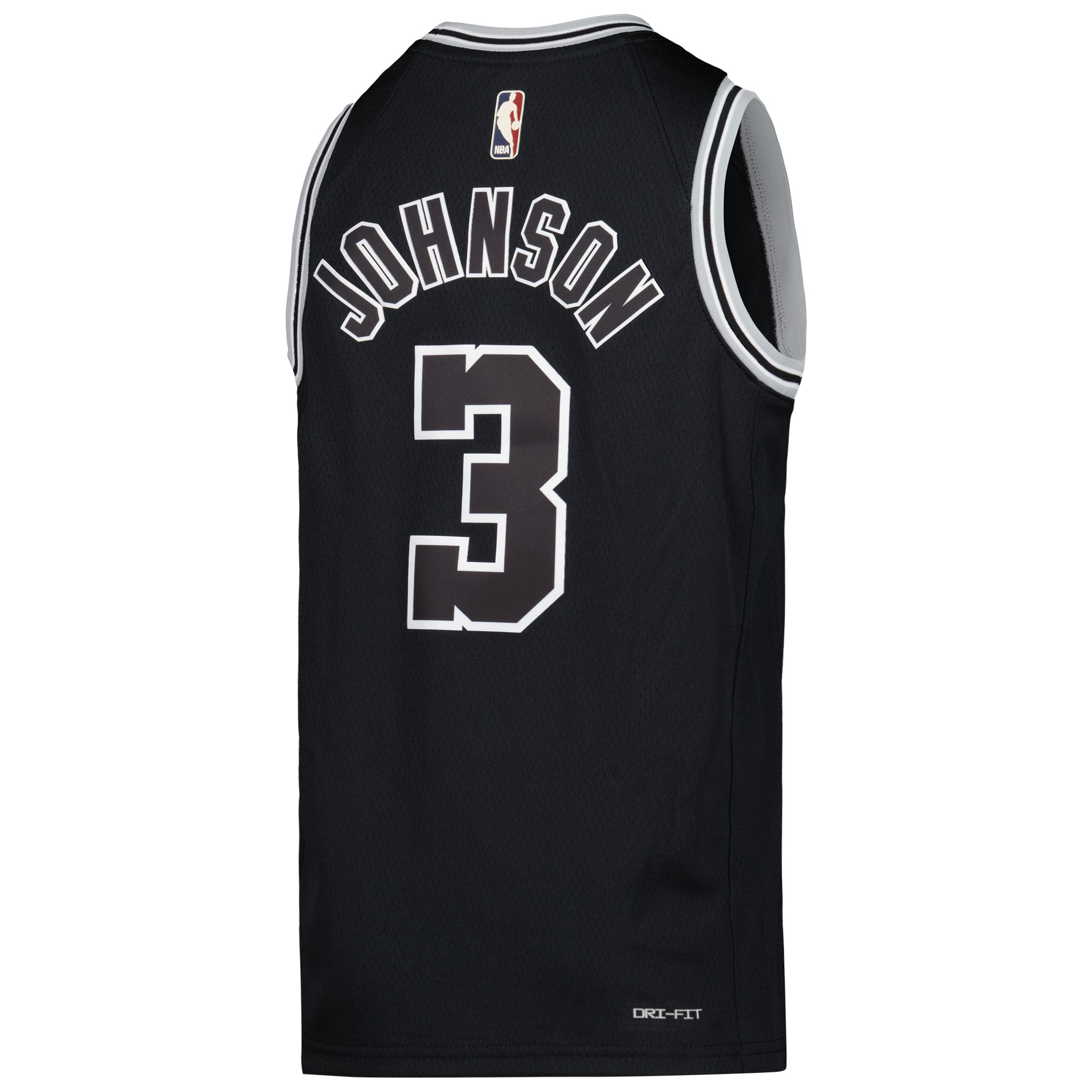 Keldon Johnson San Antonio Spurs Nike Youth 2022/23 Swingman Jersey - Classic Edition - Black - vstockx