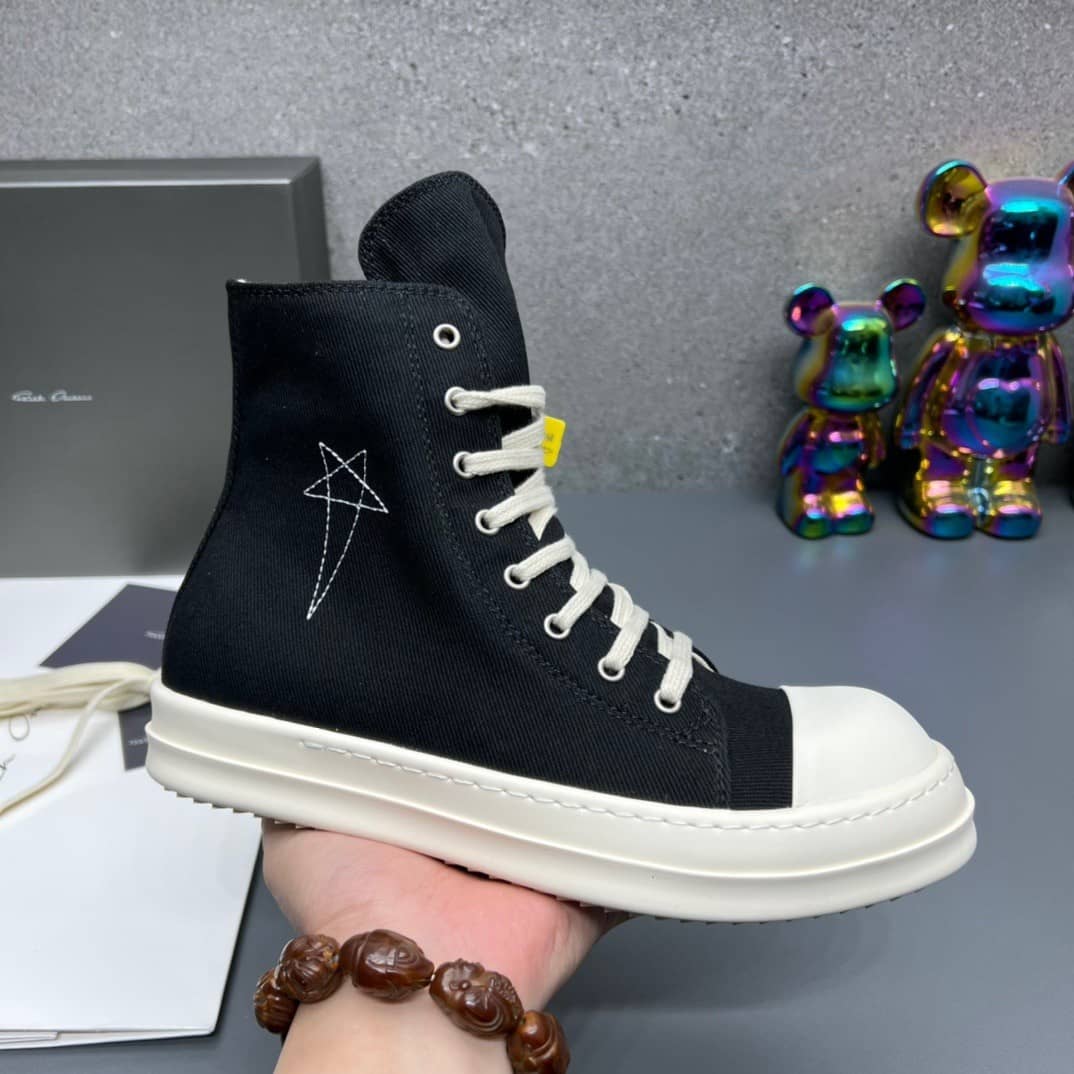 Rick Owens DRKSHDW Luxor High Black Pearl - vstockx