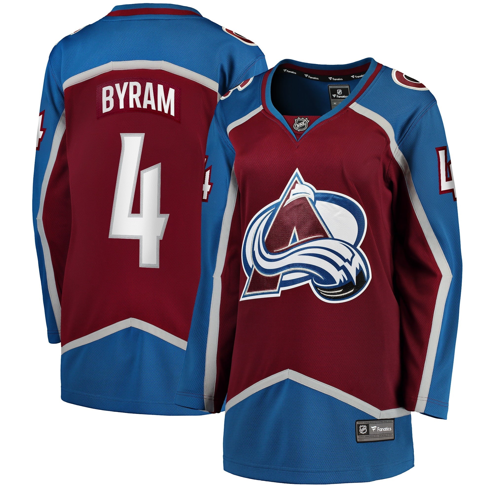 Women's Fanatics Branded Bowen Byram Burgundy Colorado Avalanche Home Breakaway Player Jersey - vstockx