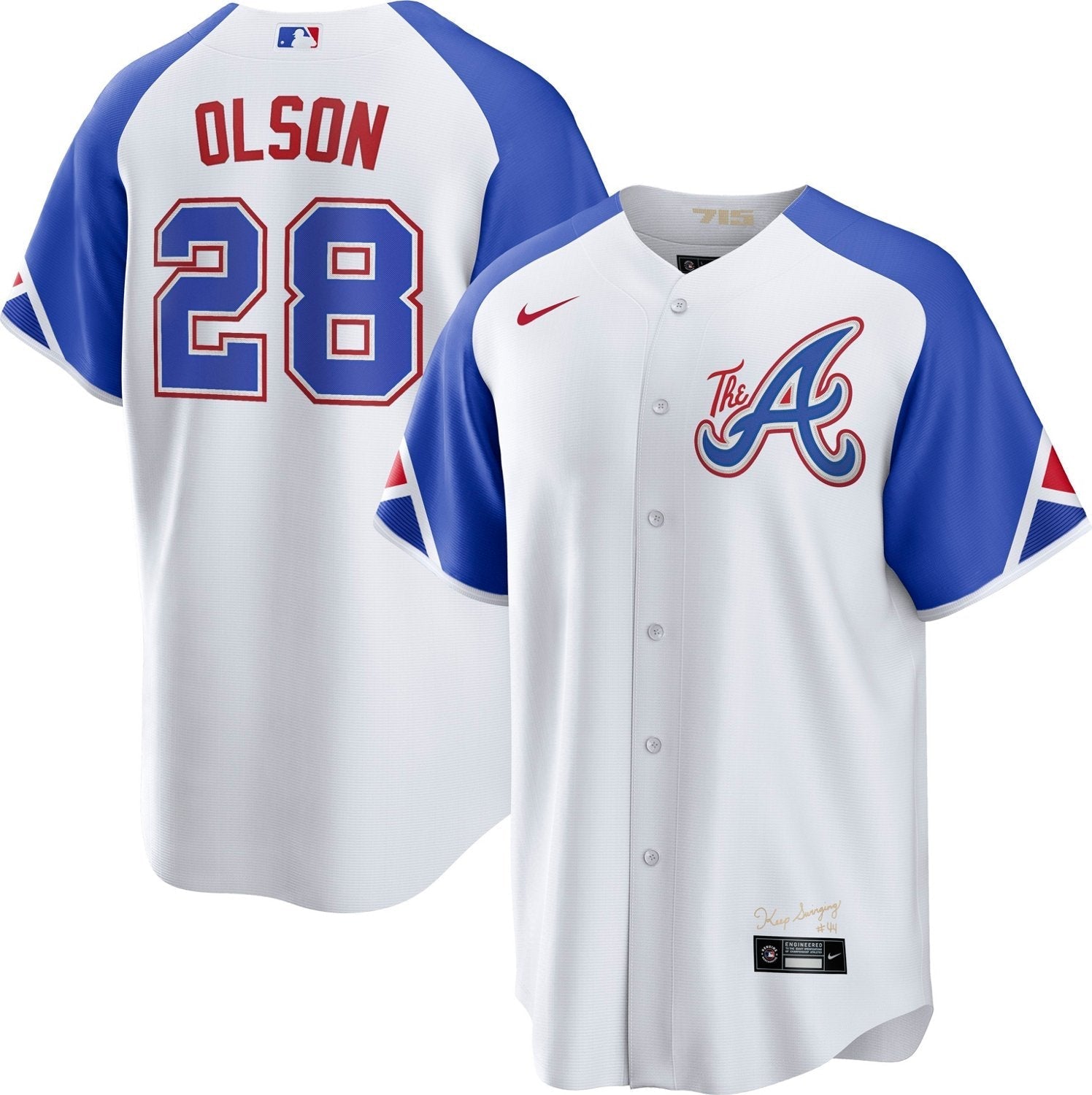 Nike Men's Atlanta Braves Olson City Connect Replica Jersey - vstockx