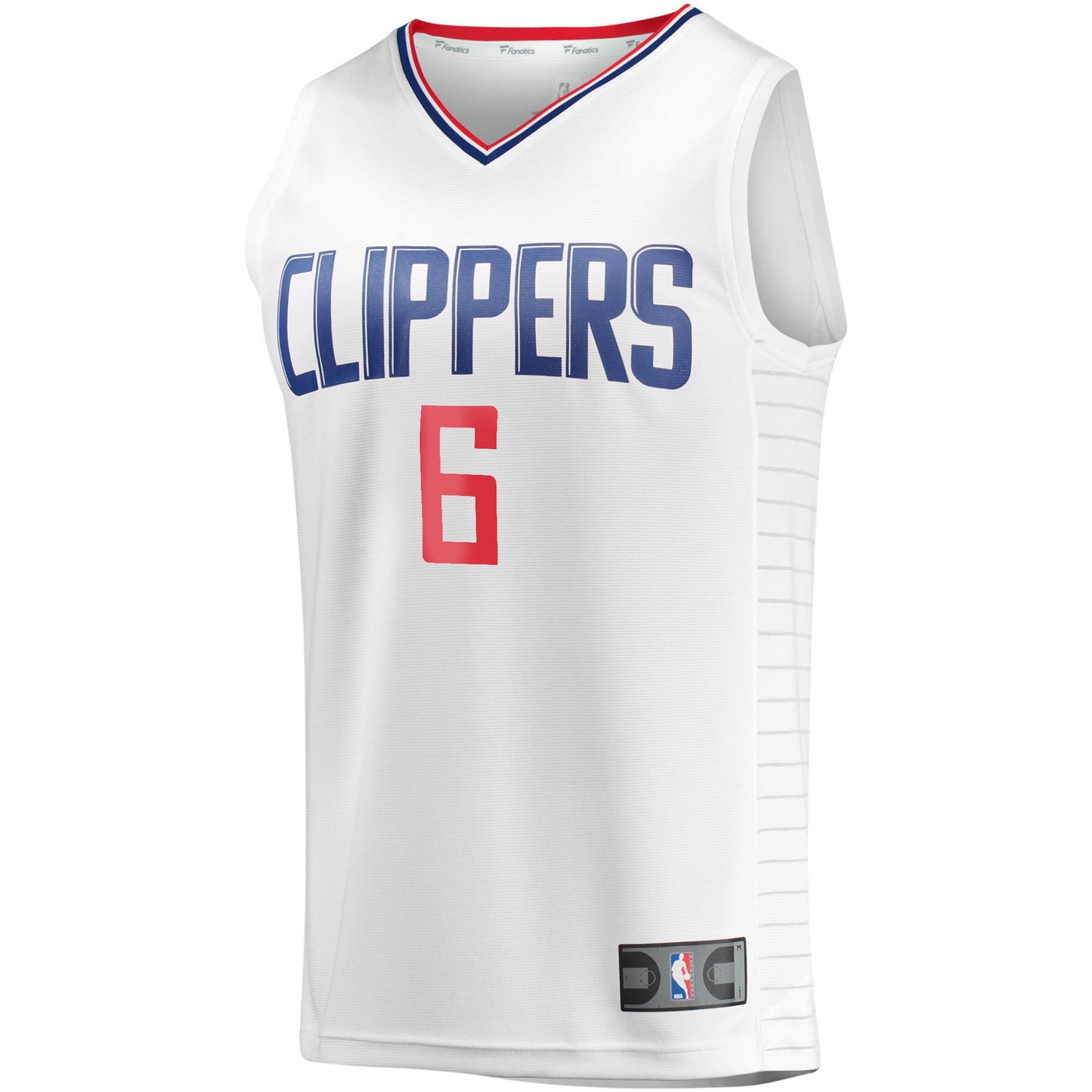 Moses Brown LA Clippers Fanatics Branded Youth Fast Break Player Jersey - Association Edition - White - vstockx