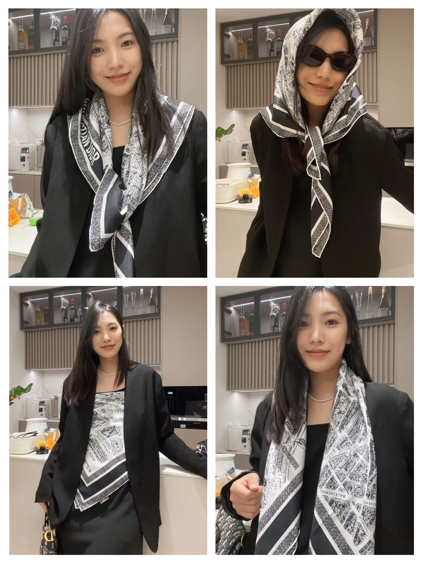 Streetwear Scarf Dior 328810 size:90*90cm - vstockx