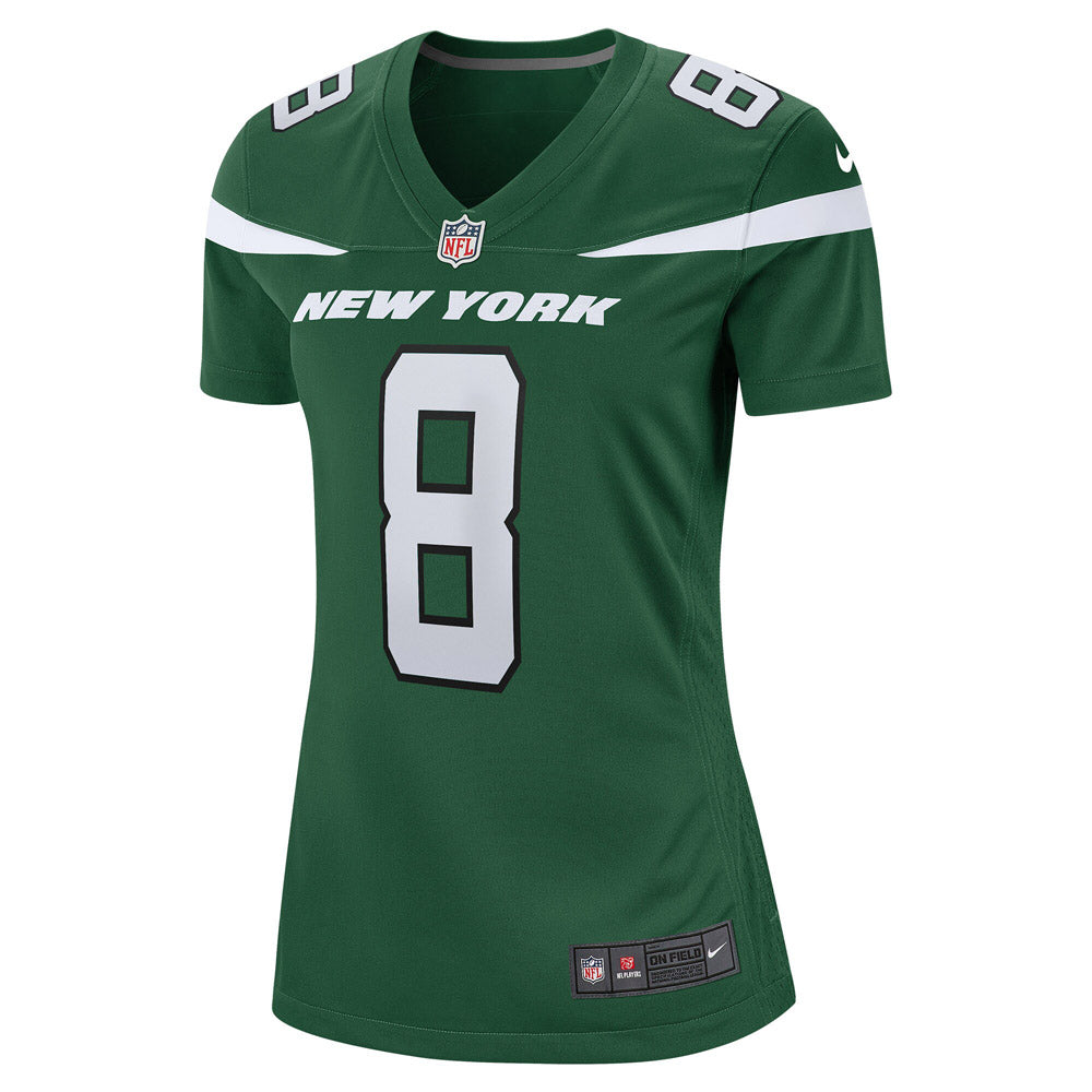 Women's New York Jets Elijah Moore Game Player Jersey Gotham Green - vstockx