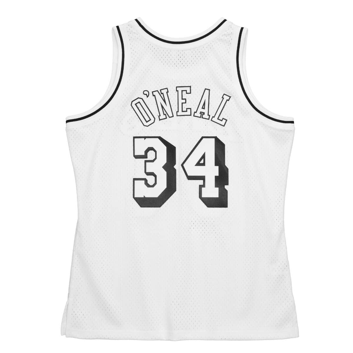 White Black Swingman Shaquille O'Neal Los Angeles Lakers 1996-97 Jersey - vstockx