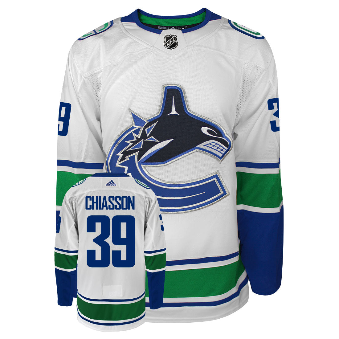Alex Chiasson Vancouver Canucks Adidas Primegreen Authentic NHL Hockey Jersey - vstockx
