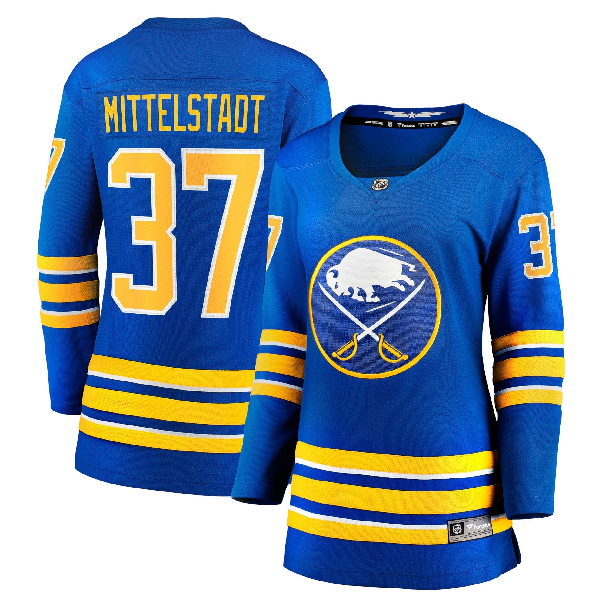 Women's Fanatics Branded Casey Mittelstadt Royal Buffalo Sabres Home Breakaway Player Jersey - vstockx