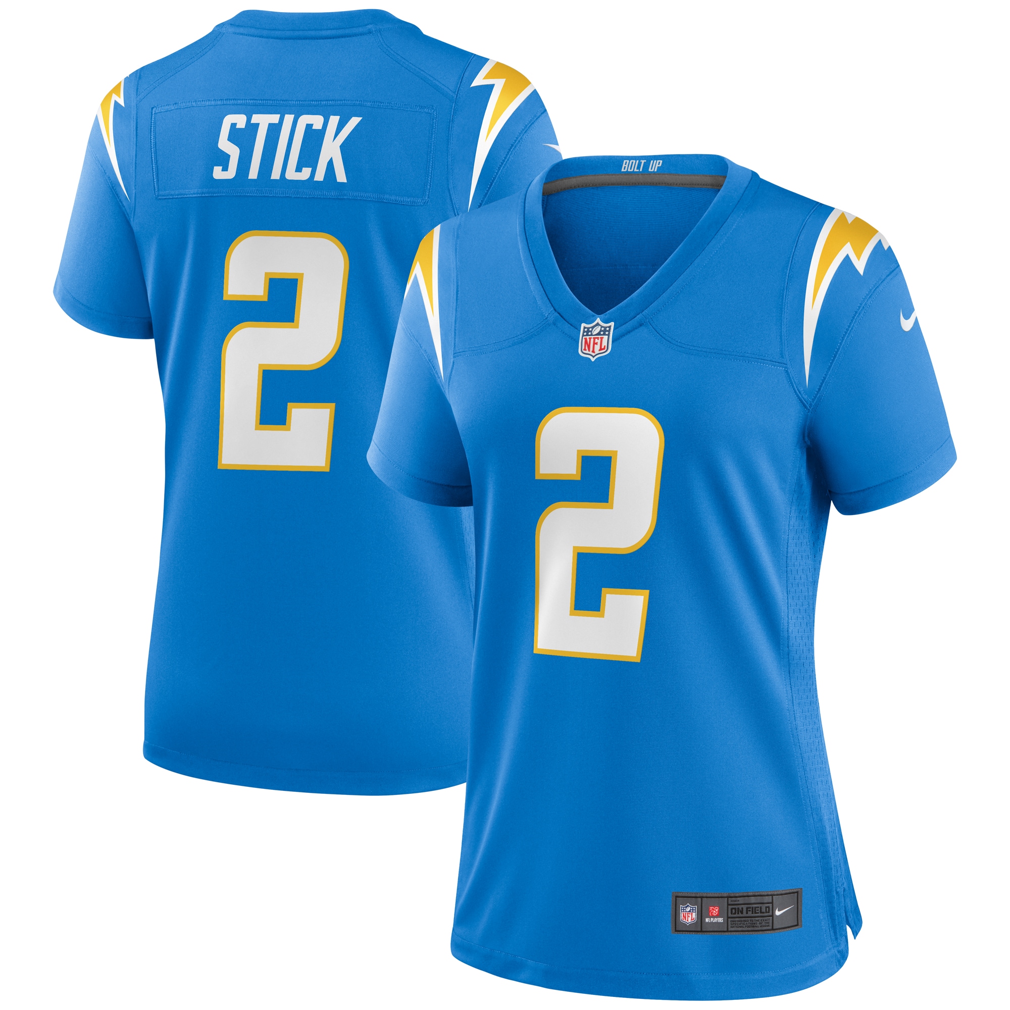 Easton Stick Los Angeles Chargers Nike Women's Game Jersey - Powder Blue - vstockx