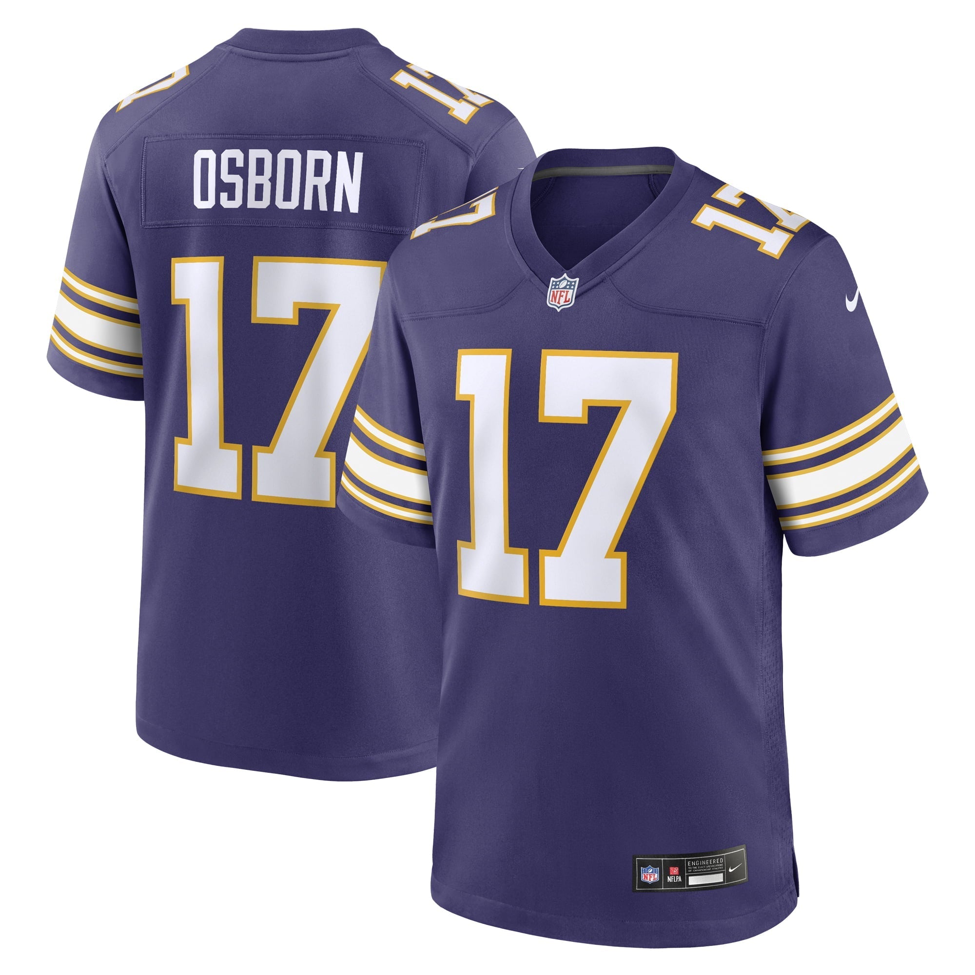 Men's Nike K.J. Osborn Purple Minnesota Vikings Classic Player Game Jersey - vstockx