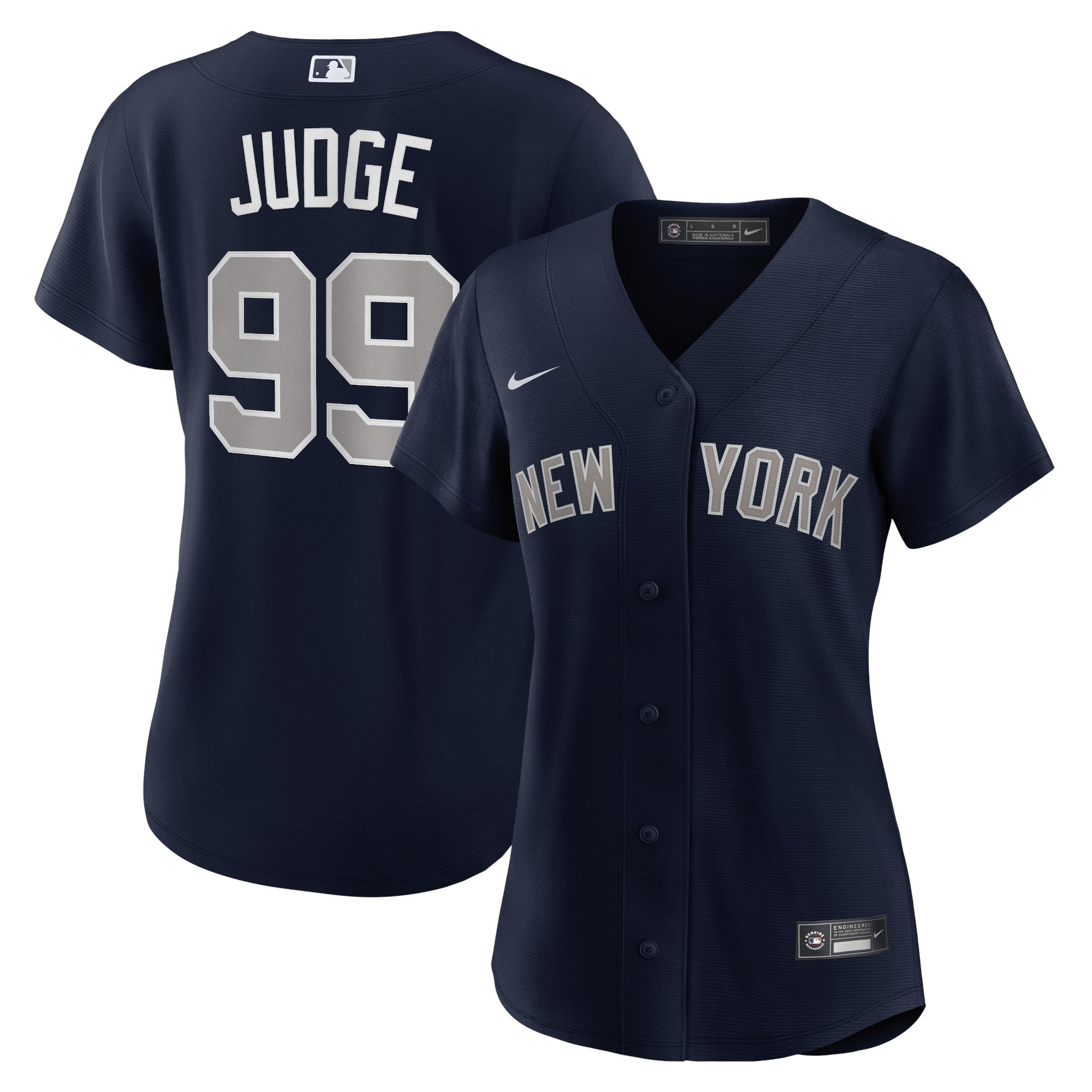 Women's Nike Aaron Judge Navy New York Yankees Alternate Replica Player Jersey - vstockx