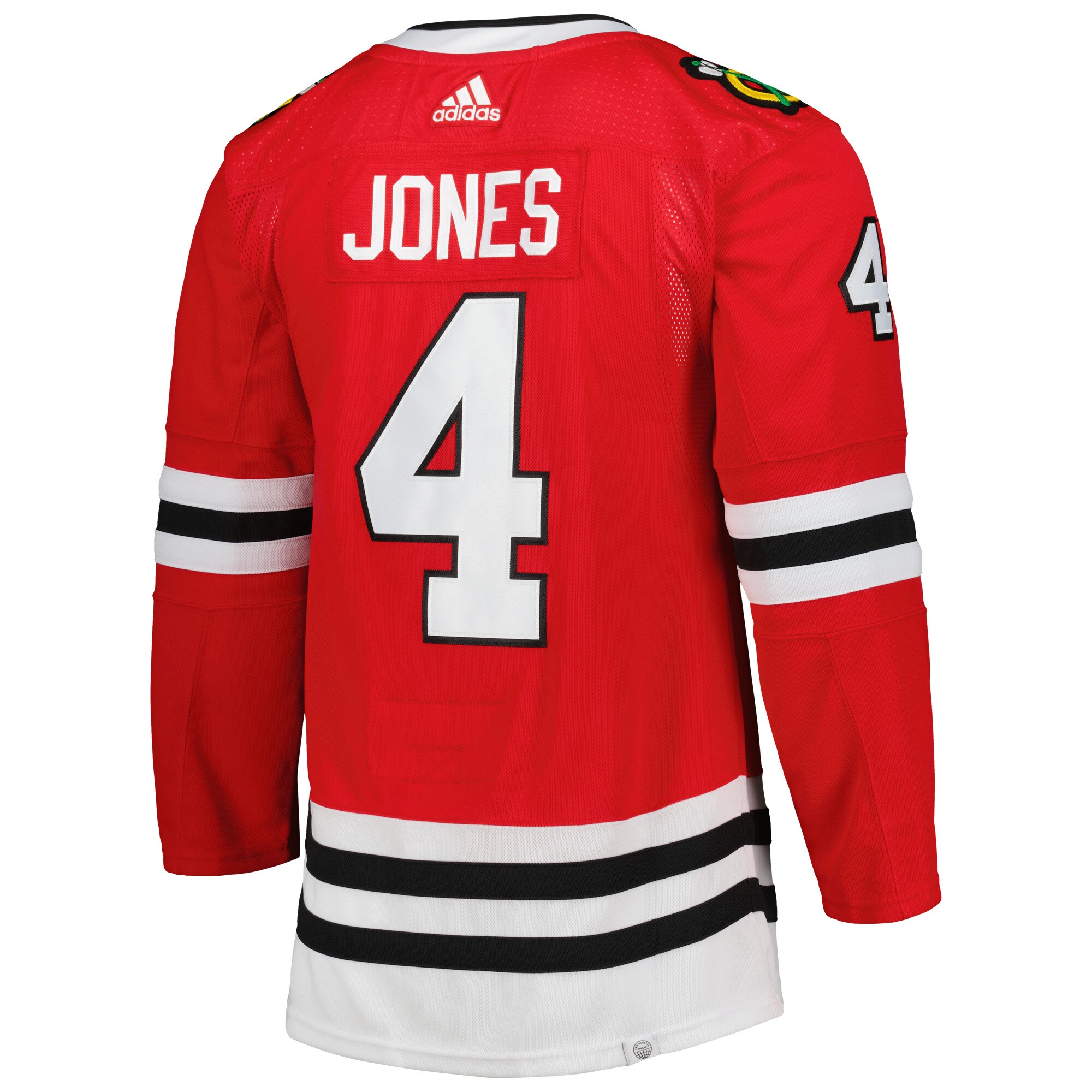 Seth Jones Chicago Blackhawks adidas Home Primegreen Authentic Pro Player Jersey - Red - vstockx