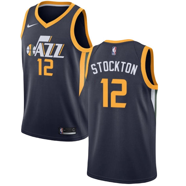 Men's Utah Jazz John Stockton Icon Edition Jersey - Navy - vstockx
