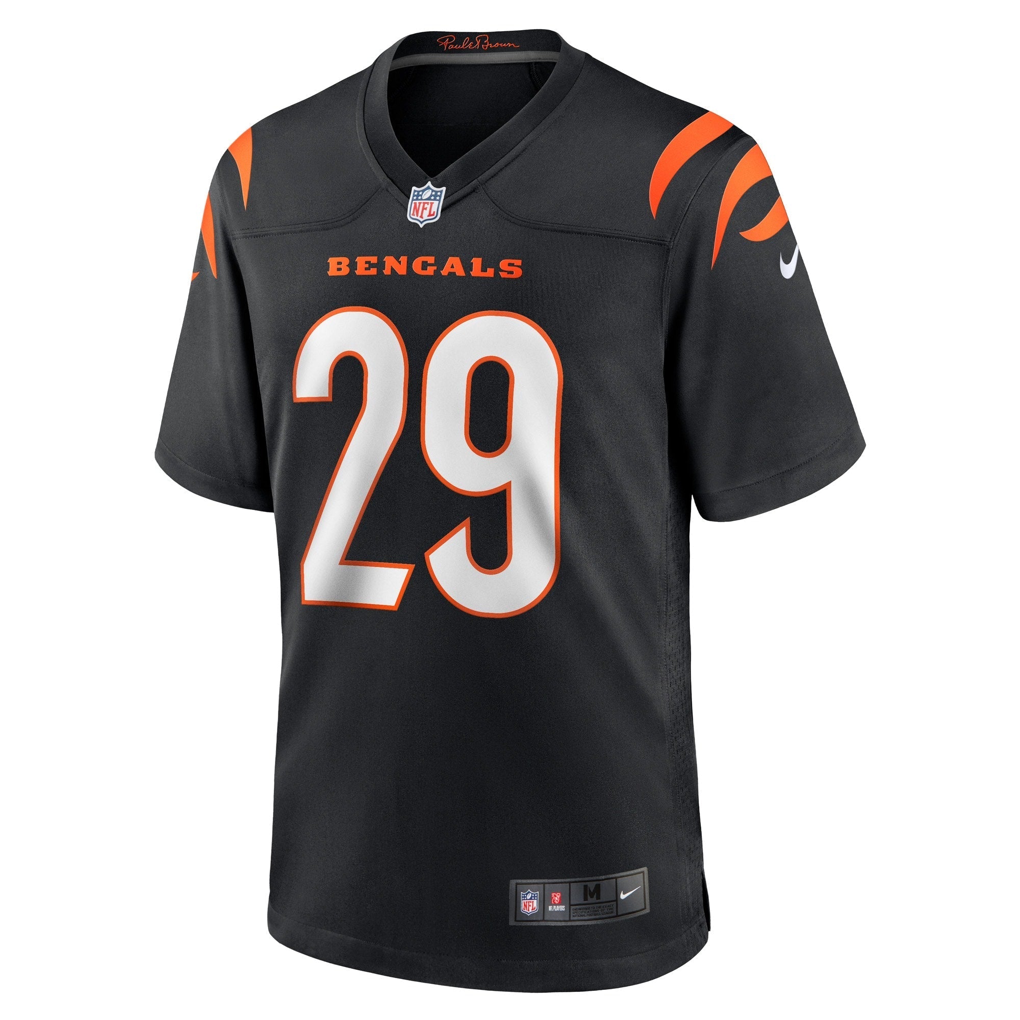 Men's Nike Cam Taylor-Britt Black Cincinnati Bengals Game Player Jersey - vstockx