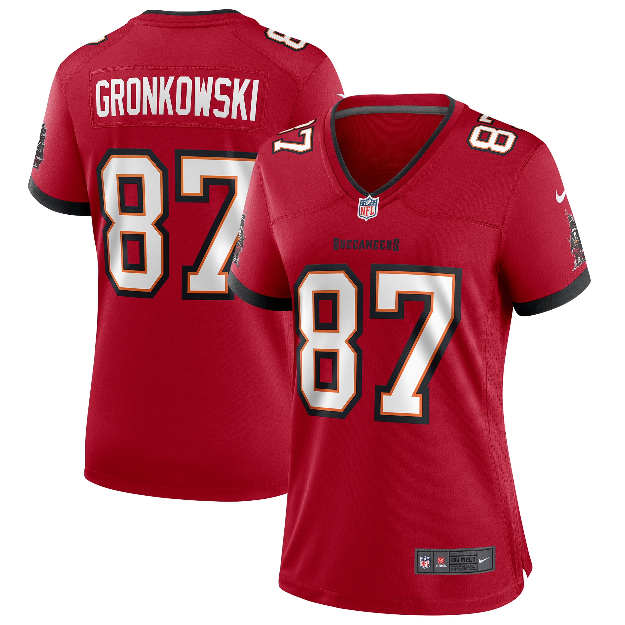 Rob Gronkowski Tampa Bay Buccaneers Nike Women's Game Jersey - Red - vstockx