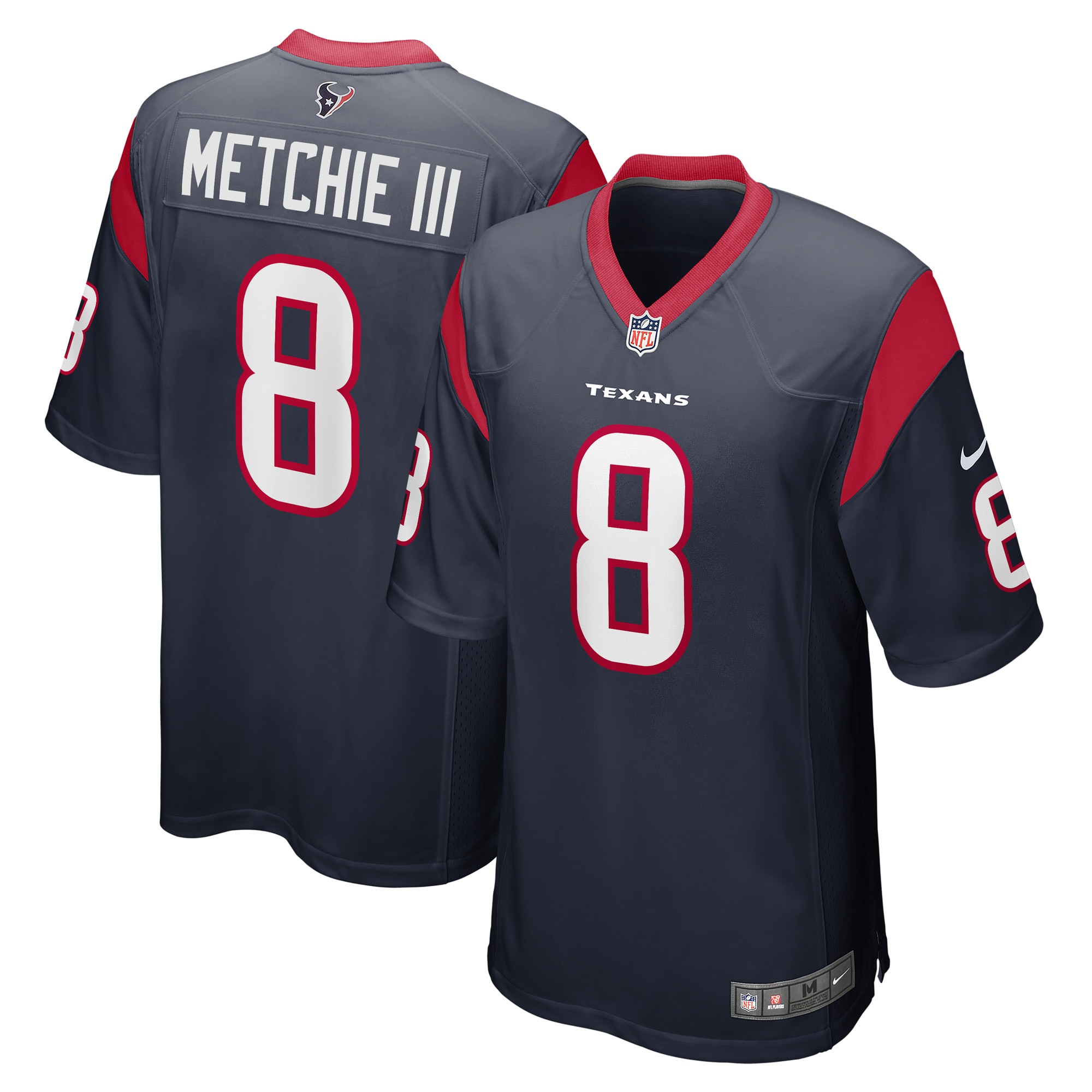 John Metchie III Houston Texans Nike Game Player Jersey - Navy - vstockx