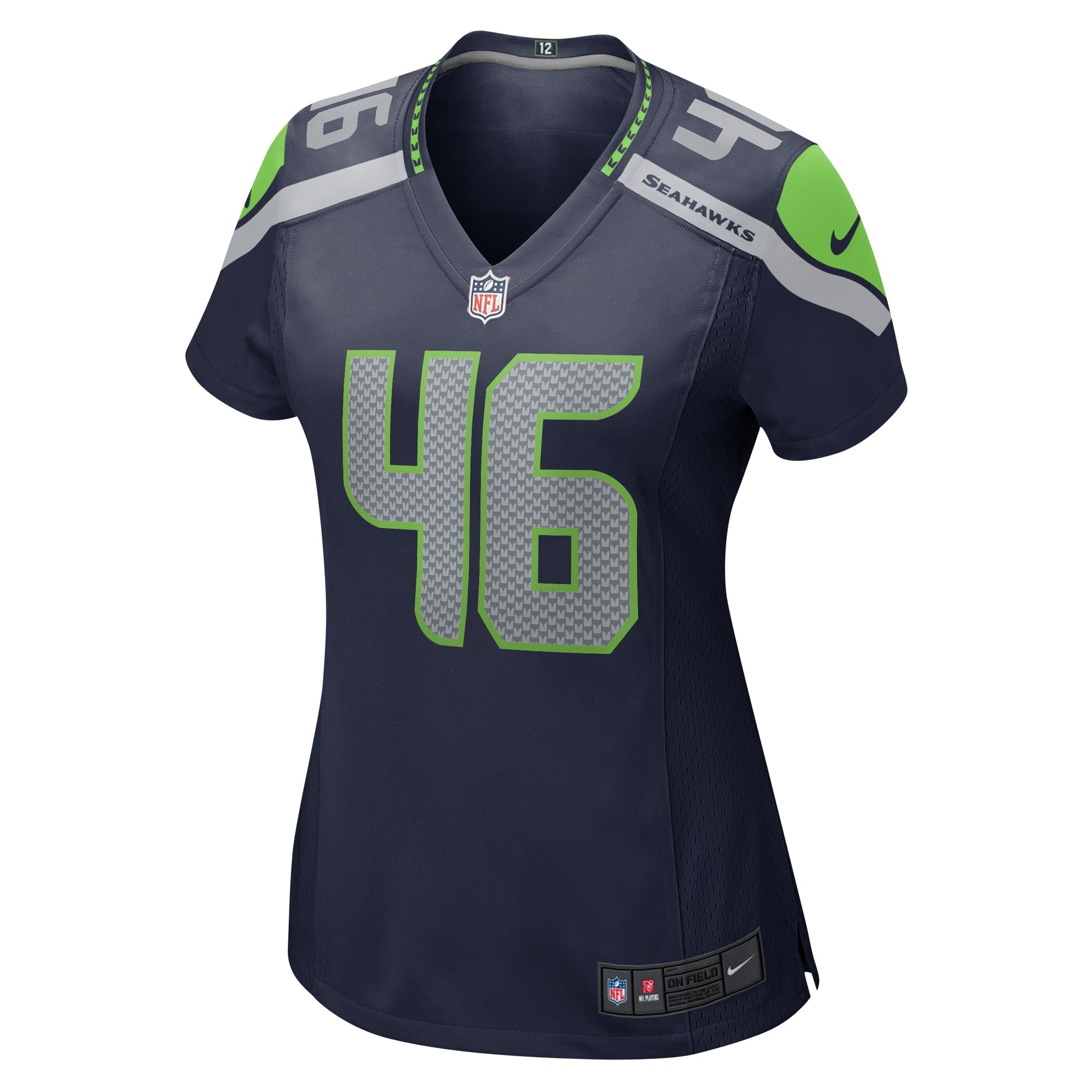 Women's Nike Carson Tinker College Navy Seattle Seahawks Home Game Player Jersey - vstockx