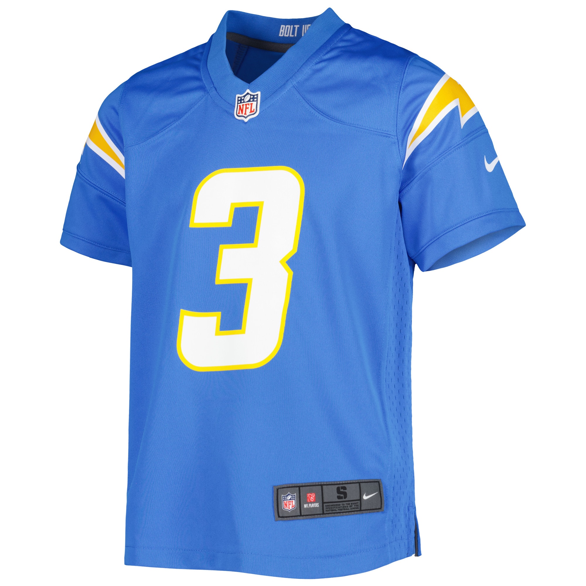 Derwin James Los Angeles Chargers Nike Youth Game Jersey - Powder Blue - vstockx