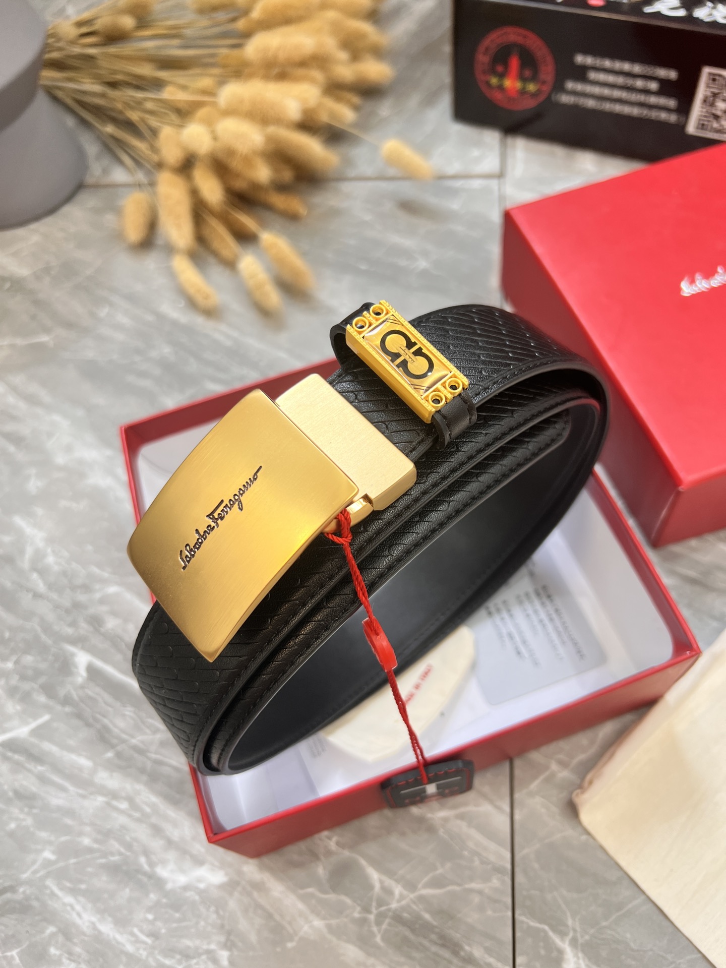 Streetwear Belt Ferragamo 319912 size:3.5cm - vstockx