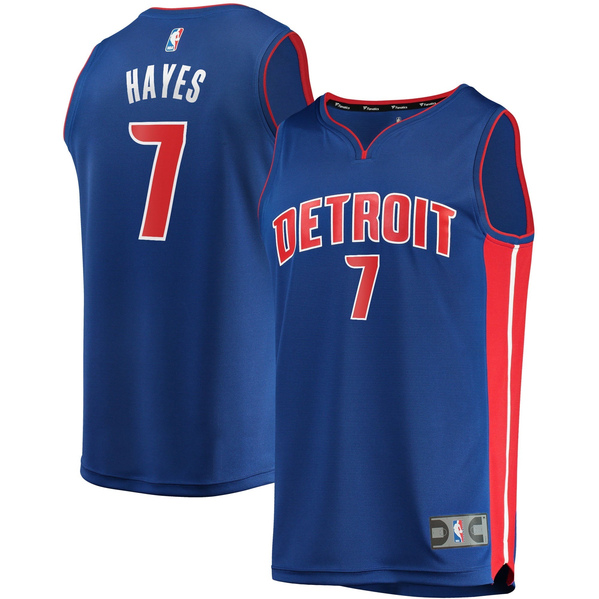 Men's Fanatics Branded Killian Hayes Blue Detroit Pistons 2021/22 Fast Break Replica Jersey - Icon Edition - vstockx