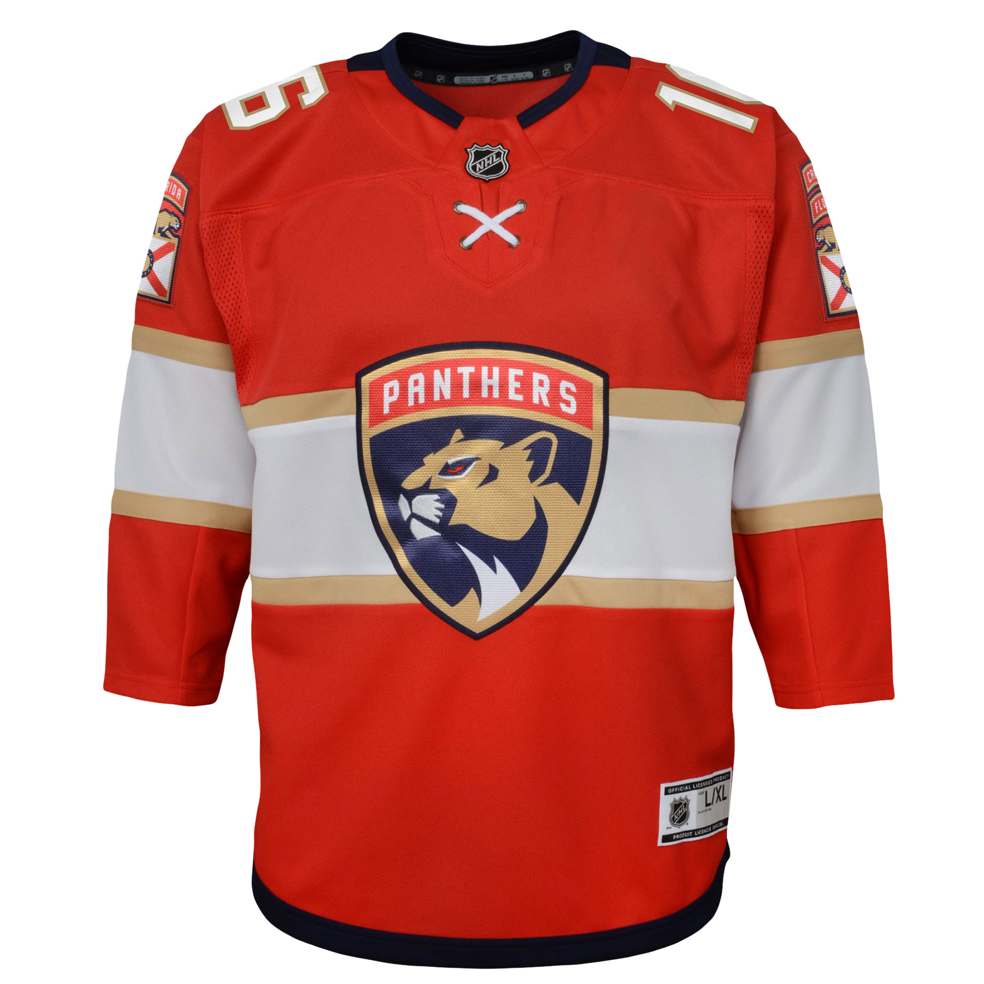 Aleksander Barkov Florida Panthers Youth Home Captain Replica Player Jersey - Red - vstockx