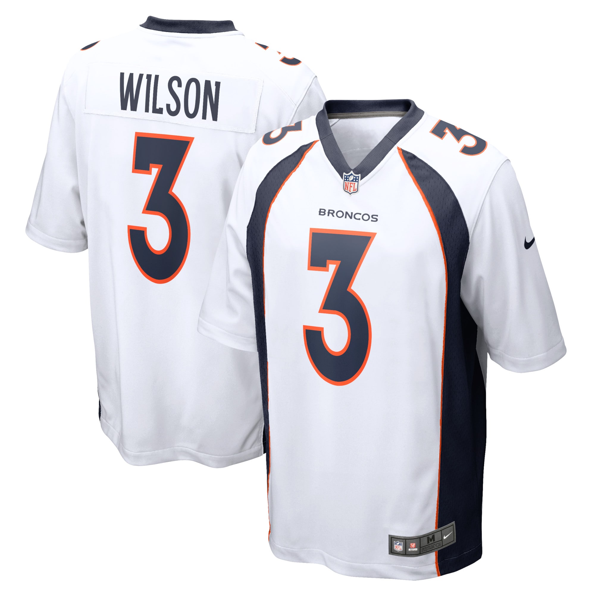 Russell Wilson Denver Broncos Nike Youth Game Jersey - White - vstockx