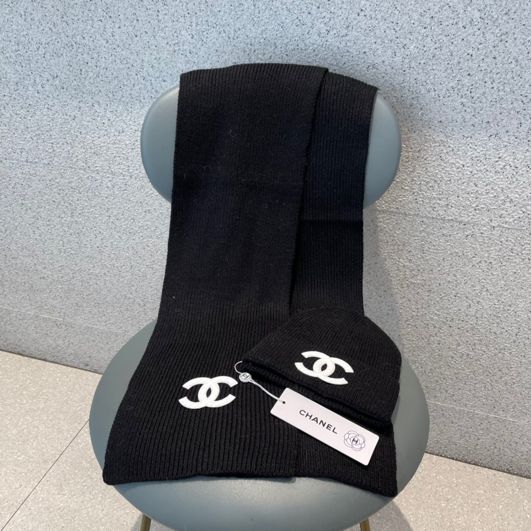 Hat & Scarf Chanel 4 - vstockx