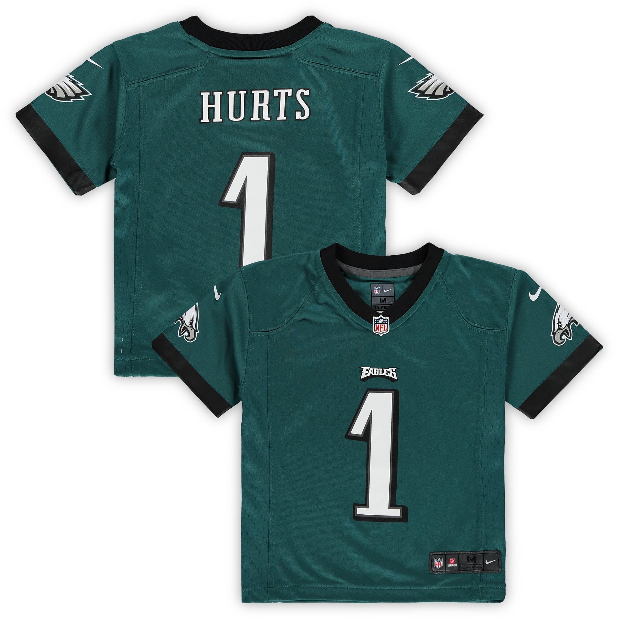 Preschool Nike Jalen Hurts Green Philadelphia Eagles Game Jersey - vstockx