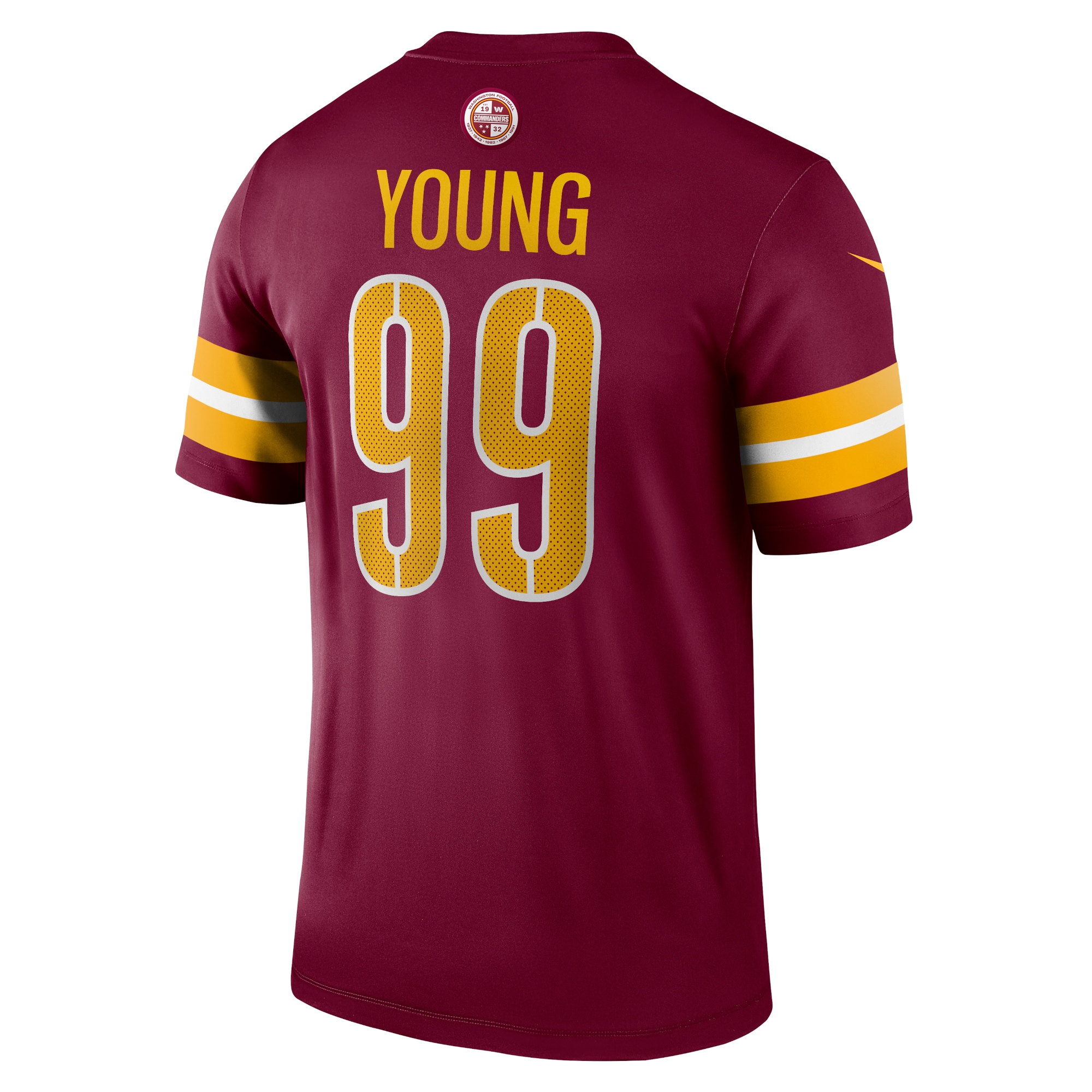 Chase Young Washington Commanders Nike Legend Jersey - Burgundy - vstockx