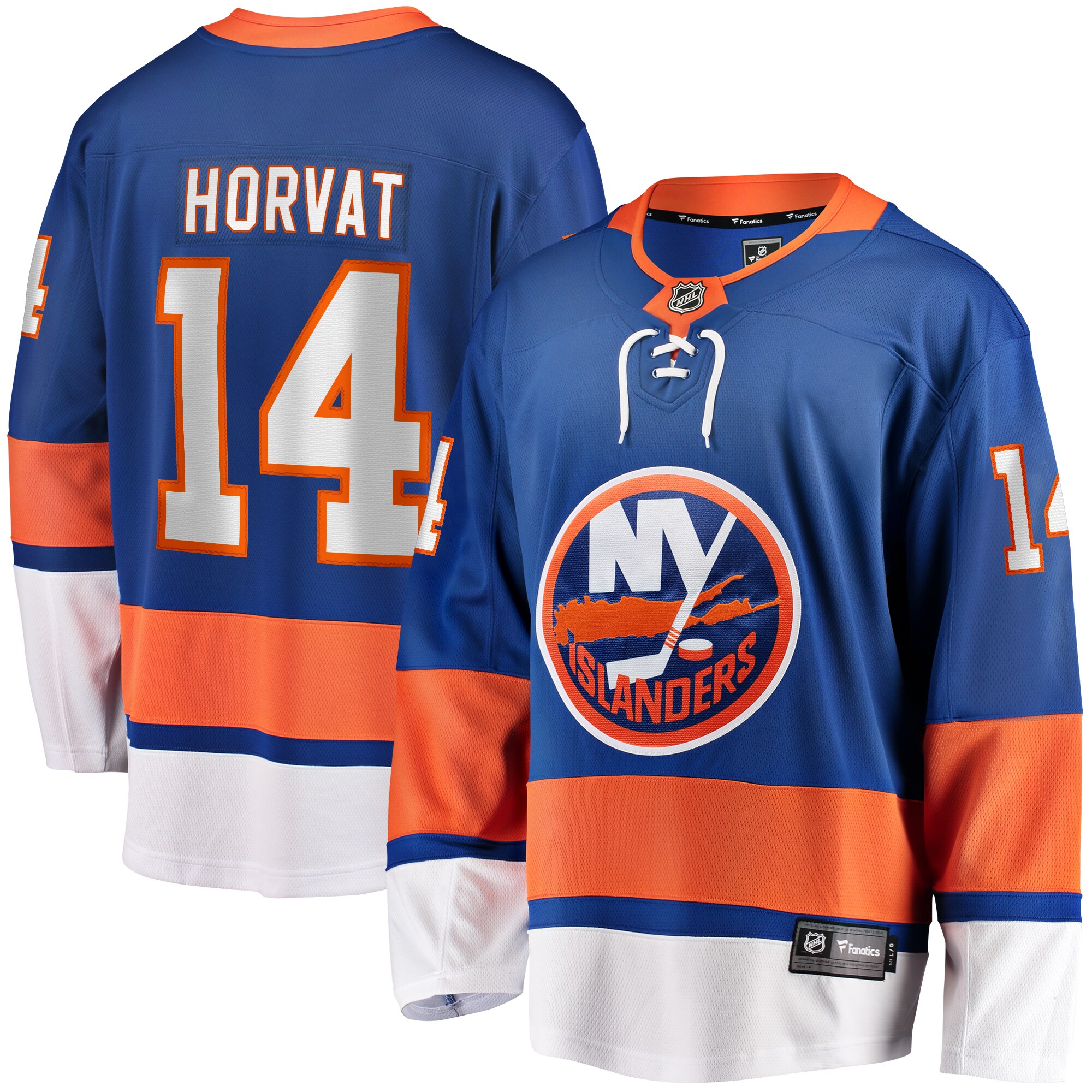 Bo Horvat New York Islanders Fanatics Branded Home Breakaway Jersey - New York Islanders - vstockx